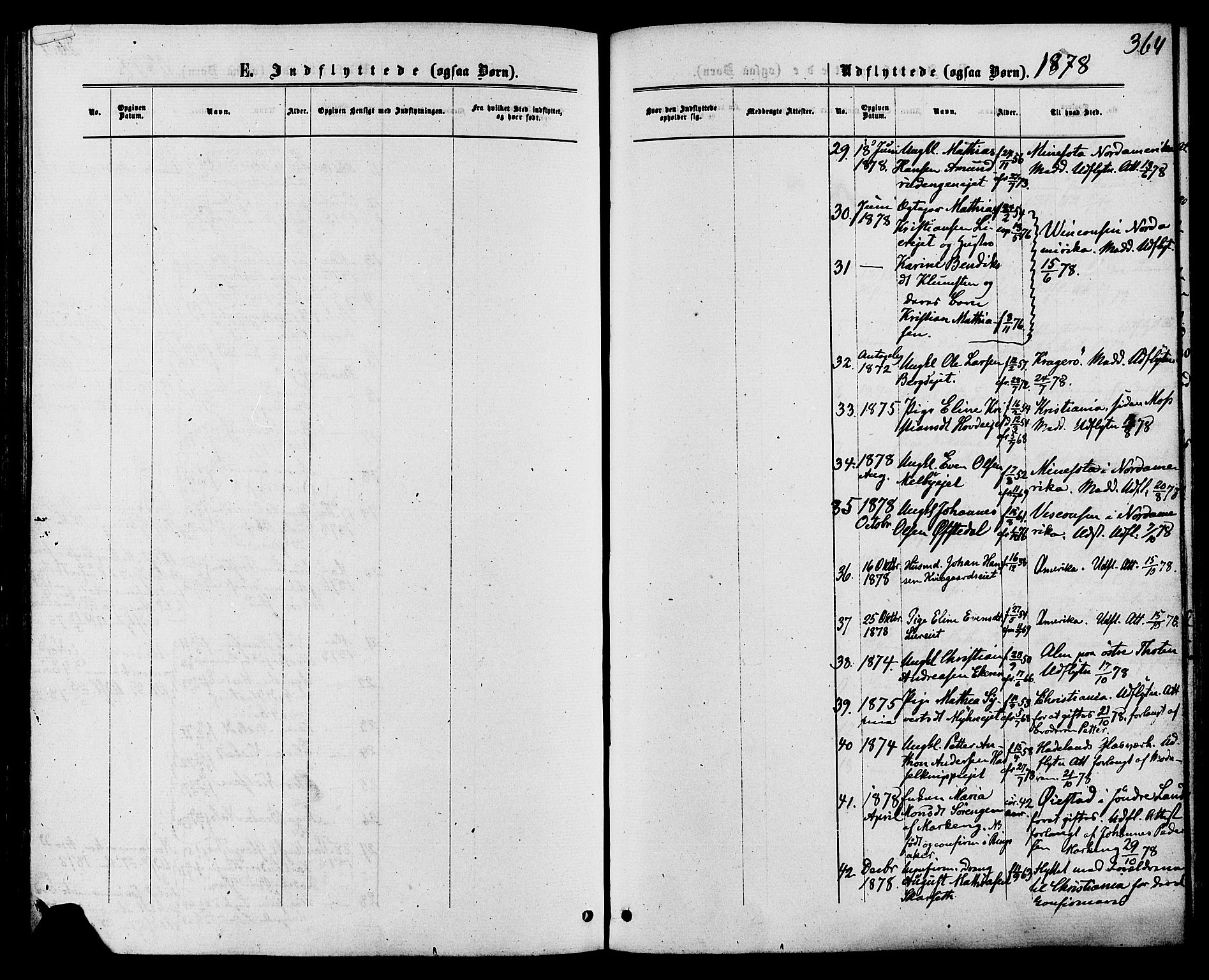 Biri prestekontor, SAH/PREST-096/H/Ha/Haa/L0006: Parish register (official) no. 6, 1877-1886, p. 364