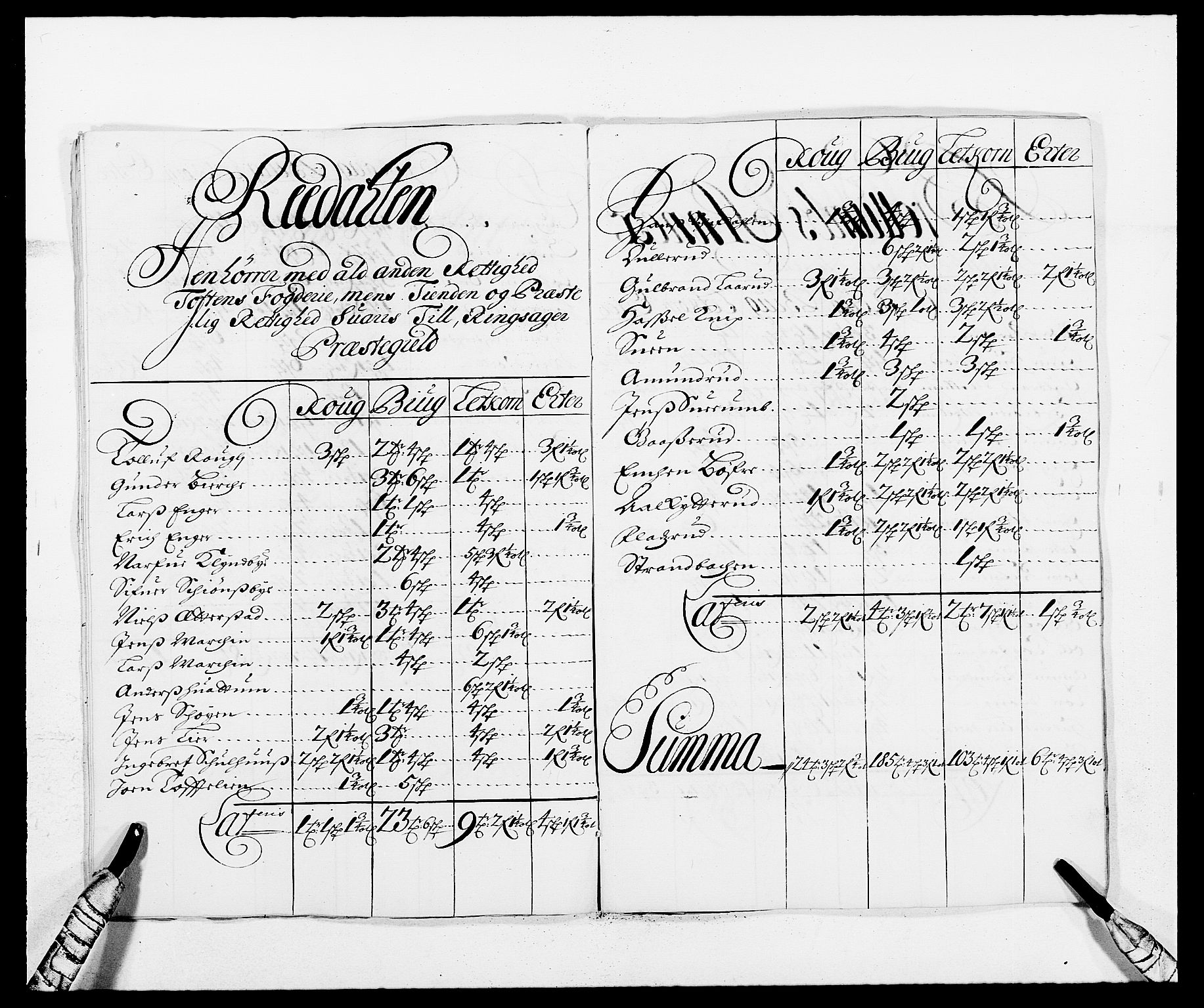 Rentekammeret inntil 1814, Reviderte regnskaper, Fogderegnskap, AV/RA-EA-4092/R16/L1030: Fogderegnskap Hedmark, 1689-1691, p. 349