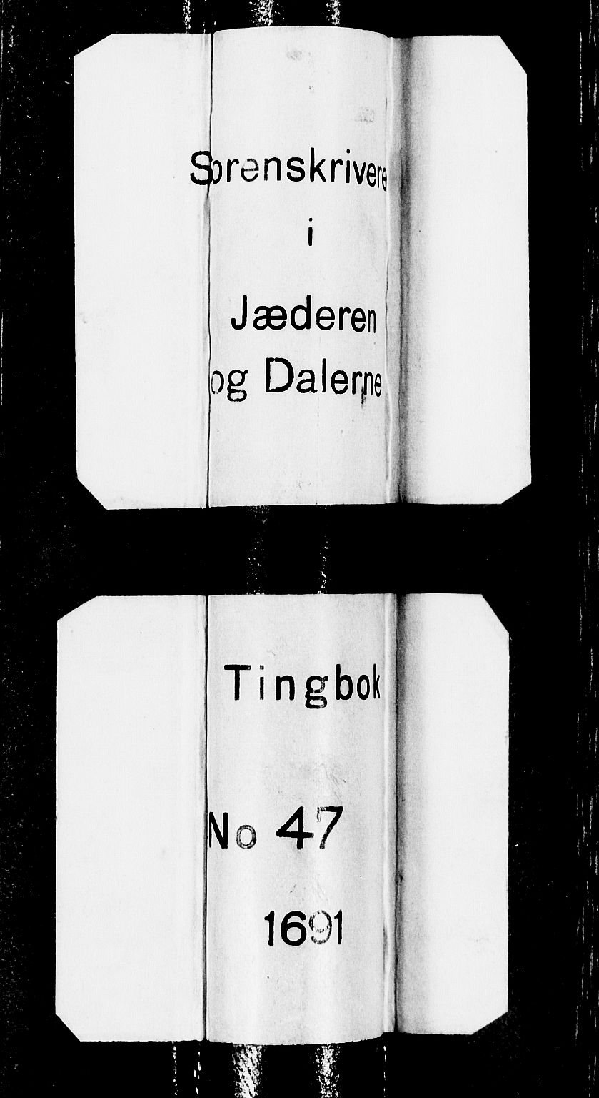 Jæren og Dalane sorenskriveri, AV/SAST-A-100306/3/30/30BA/L0047: TINGBOK, 1691