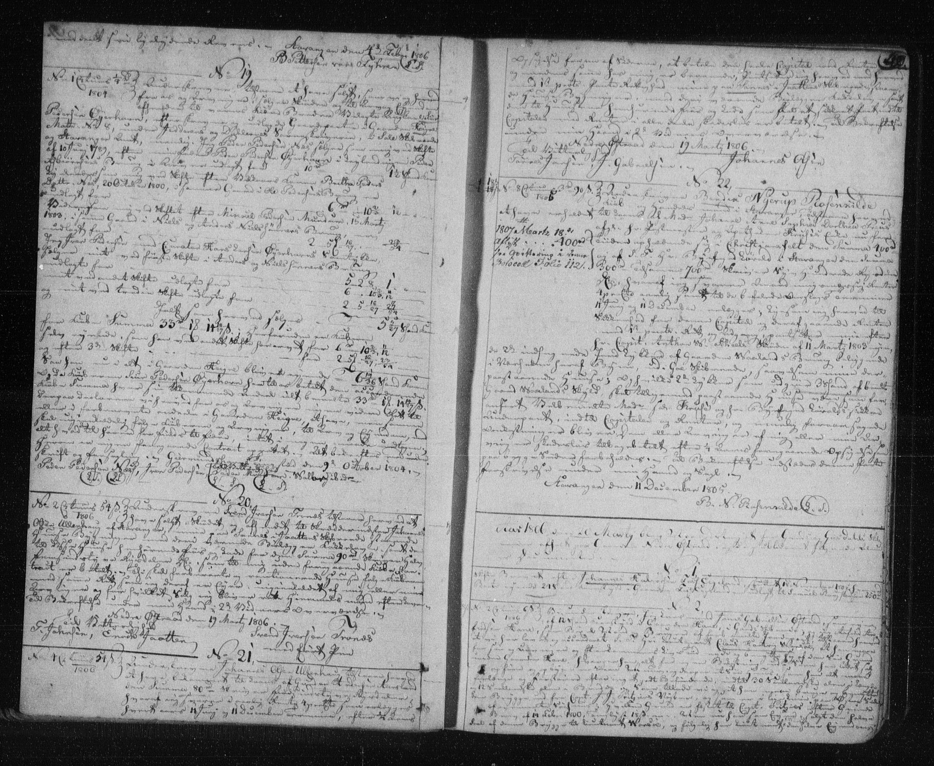 Jæren og Dalane sorenskriveri, AV/SAST-A-100306/4/41/41B/L0011: Mortgage book no. 8, 1805-1812, p. 40