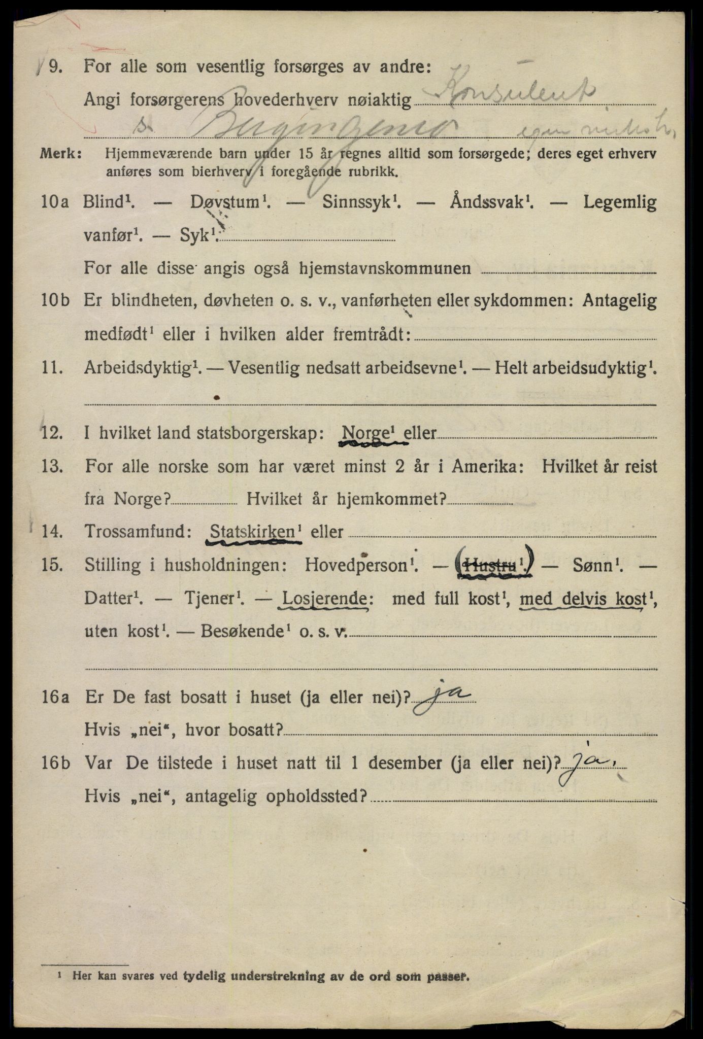 SAO, 1920 census for Kristiania, 1920, p. 413262