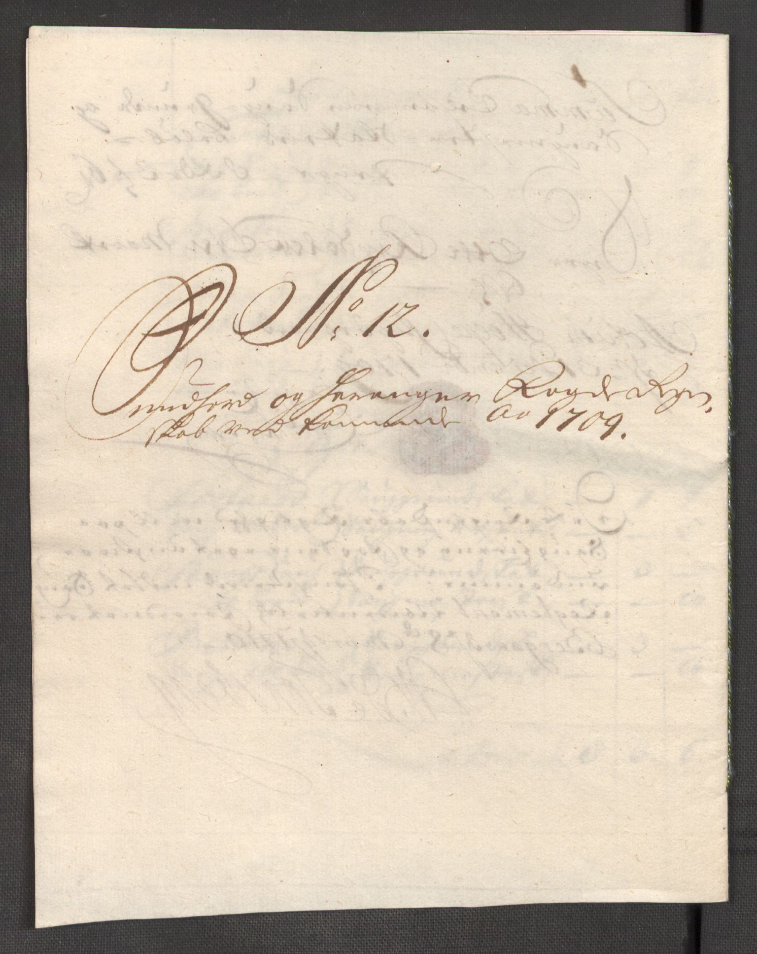 Rentekammeret inntil 1814, Reviderte regnskaper, Fogderegnskap, AV/RA-EA-4092/R48/L2986: Fogderegnskap Sunnhordland og Hardanger, 1709-1710, p. 140