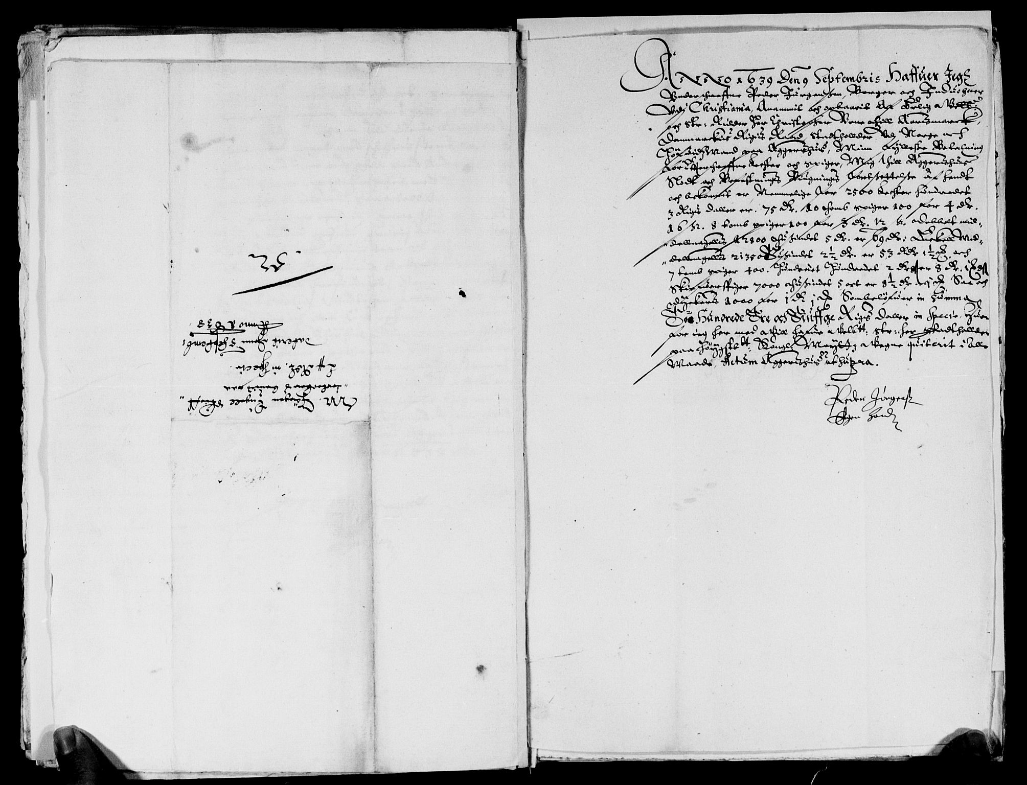 Rentekammeret inntil 1814, Reviderte regnskaper, Lensregnskaper, AV/RA-EA-5023/R/Rb/Rba/L0142: Akershus len, 1638-1639
