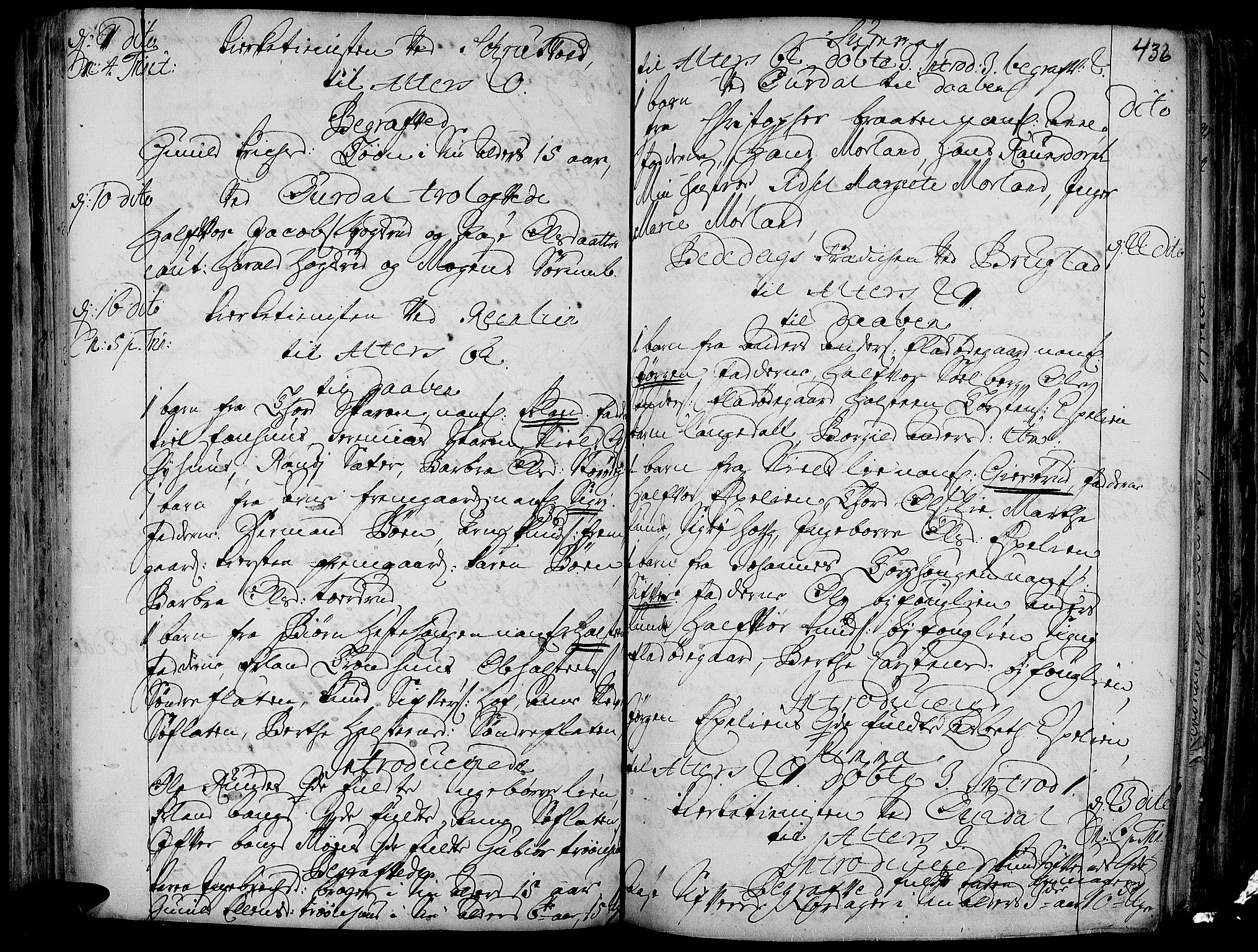 Aurdal prestekontor, SAH/PREST-126/H/Ha/Haa/L0001: Parish register (official) no. 1-3, 1692-1730, p. 436