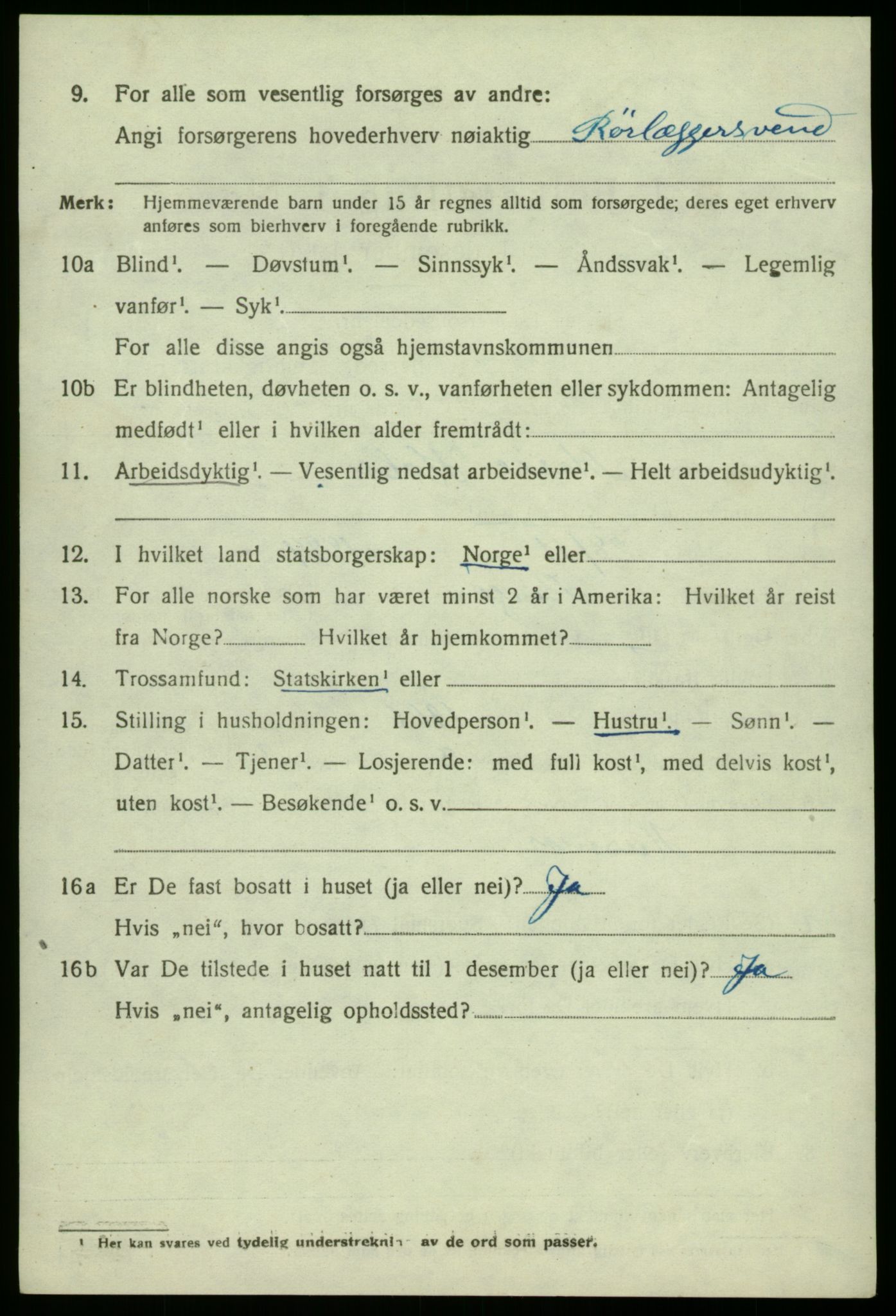 SAB, 1920 census for Laksevåg, 1920, p. 3795