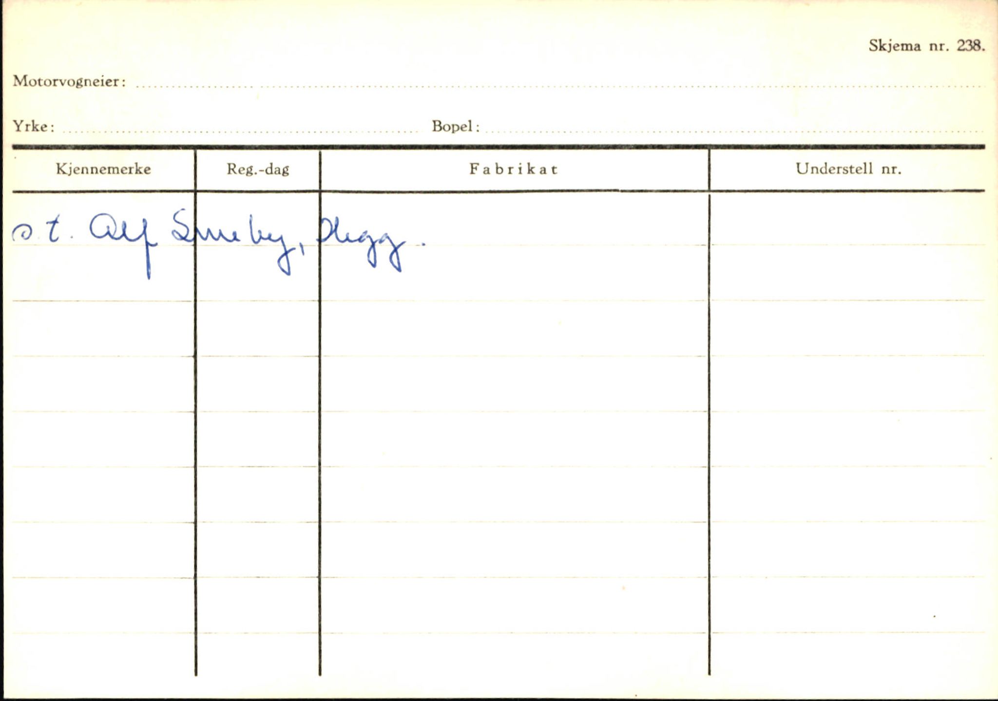 Statens vegvesen, Sogn og Fjordane vegkontor, AV/SAB-A-5301/4/F/L0146: Registerkort Årdal R-Å samt diverse kort, 1945-1975, p. 1417