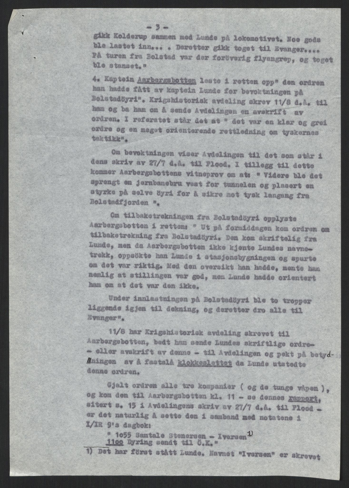 Forsvaret, Forsvarets krigshistoriske avdeling, AV/RA-RAFA-2017/Y/Yb/L0100: II-C-11-401-402  -  4. Divisjon., 1940-1962, p. 258