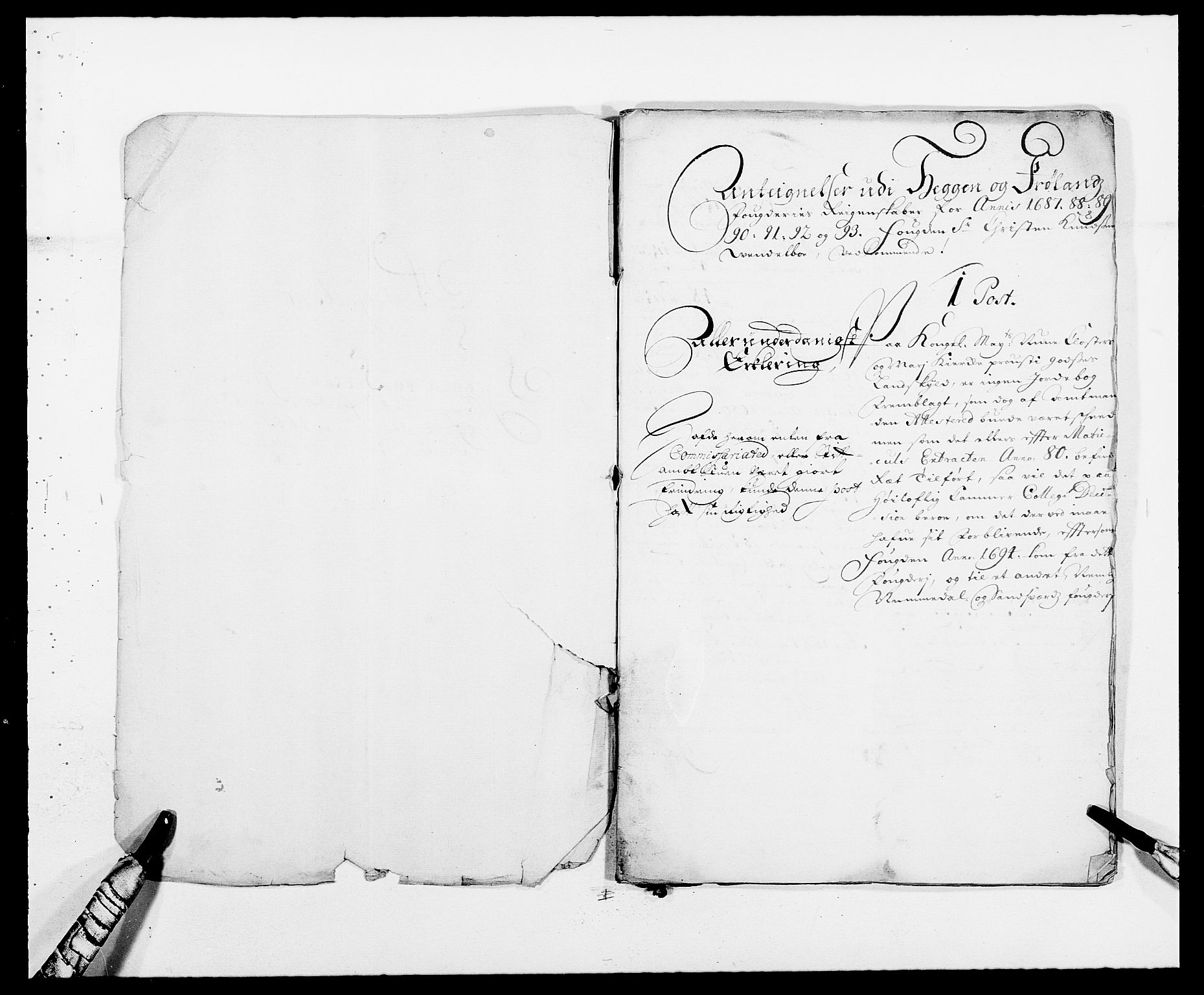 Rentekammeret inntil 1814, Reviderte regnskaper, Fogderegnskap, RA/EA-4092/R06/L0283: Fogderegnskap Heggen og Frøland, 1691-1693, p. 426