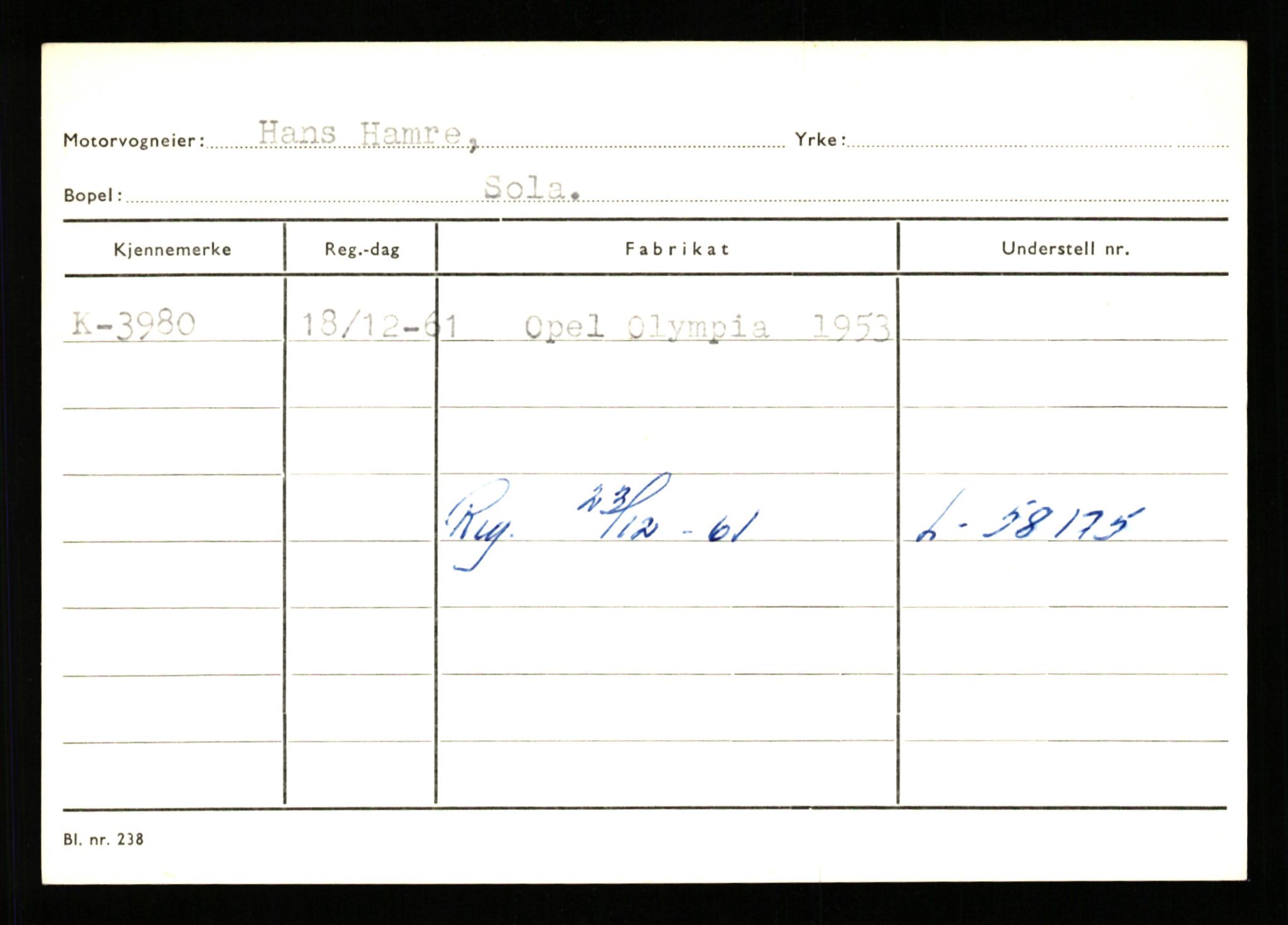 Stavanger trafikkstasjon, AV/SAST-A-101942/0/G/L0001: Registreringsnummer: 0 - 5782, 1930-1971, p. 2459