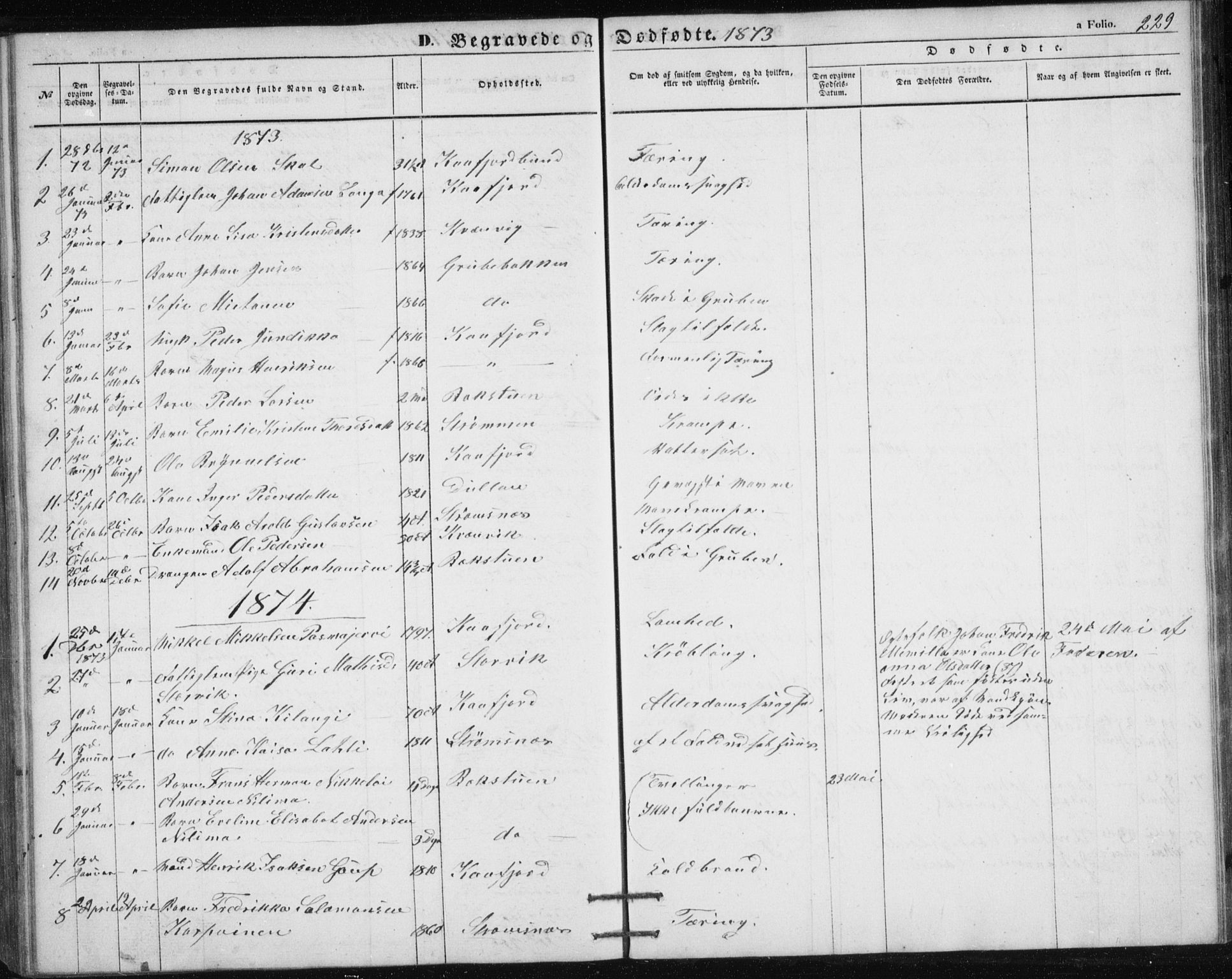 Alta sokneprestkontor, SATØ/S-1338/H/Hb/L0002.klokk: Parish register (copy) no. 2, 1856-1880, p. 229