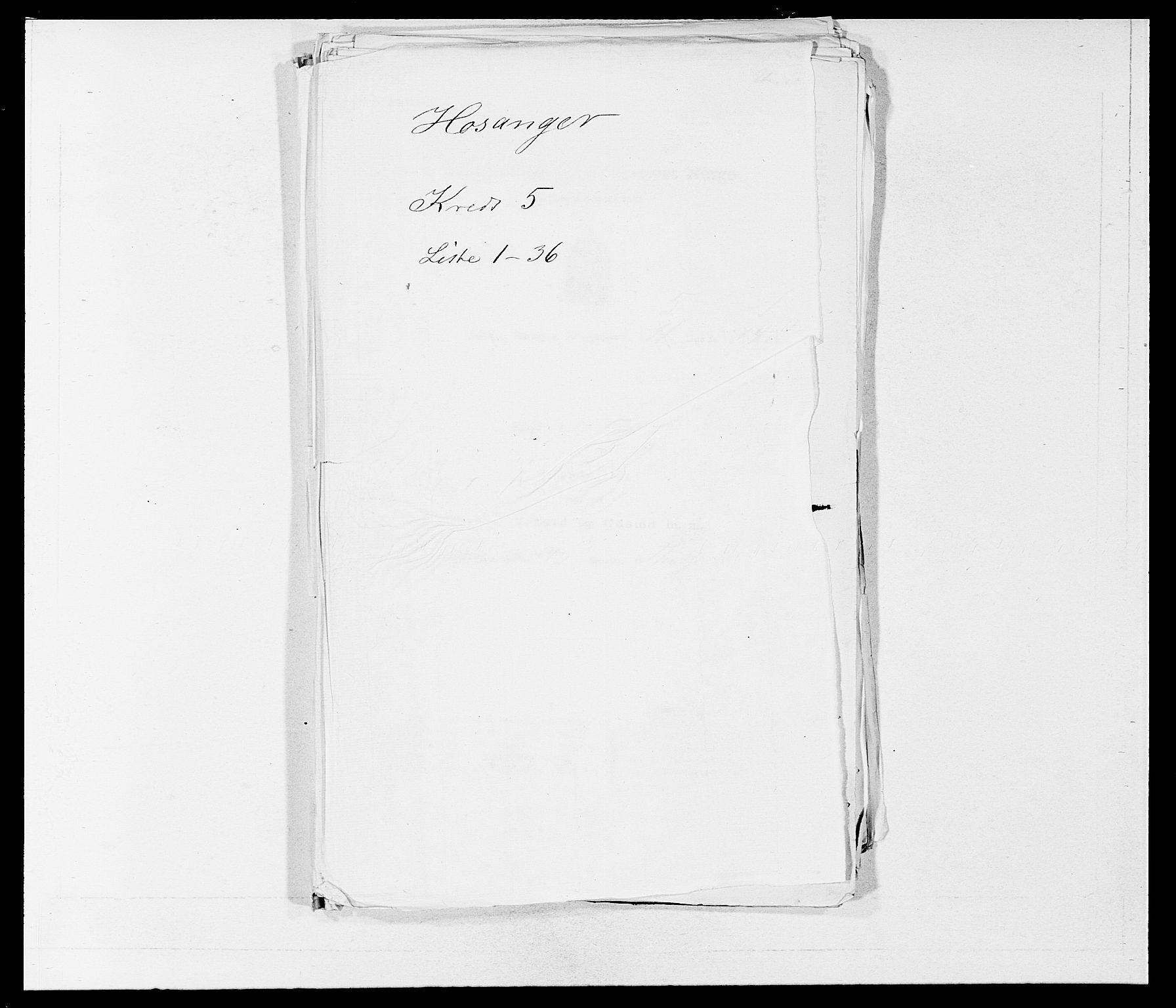 SAB, 1875 census for 1253P Hosanger, 1875, p. 422