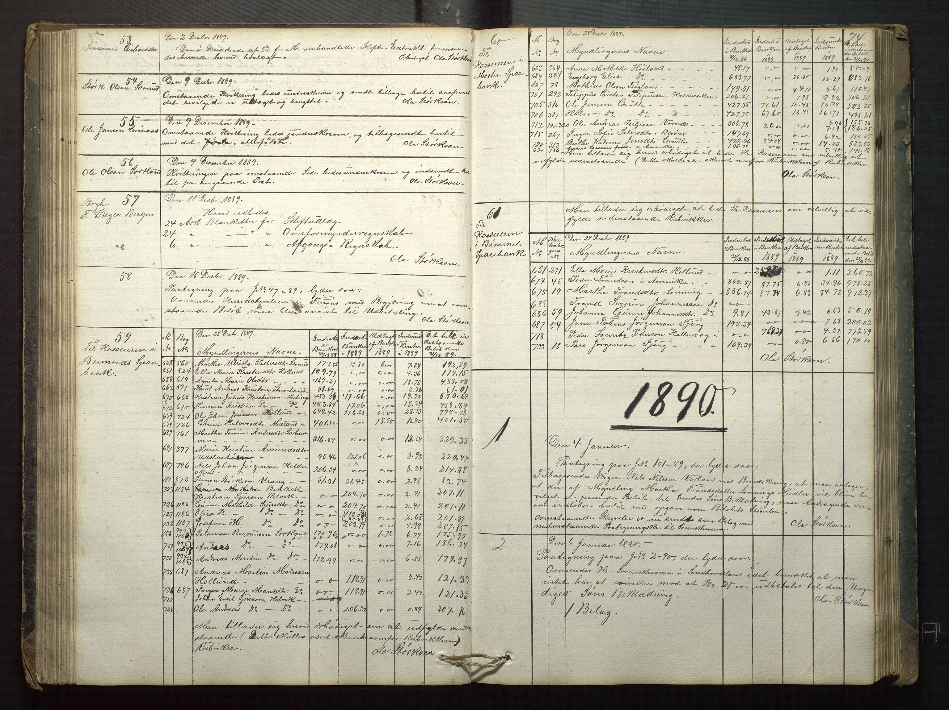 Finnaas kommune. Overformynderiet, IKAH/1218a-812/B/Ba/Baa/L0001: Kopibok for Finnås overformynderi, 1859-1904, p. 74