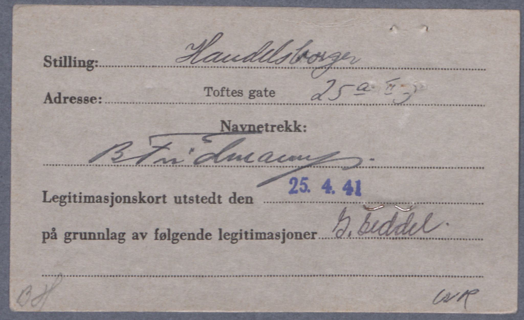 Sosialdepartementet, Våre Falne, AV/RA-S-1708/E/Ee/L0021A: Fotografier av jøder på legitimasjonskort (1941-42), 1941-1942, p. 124