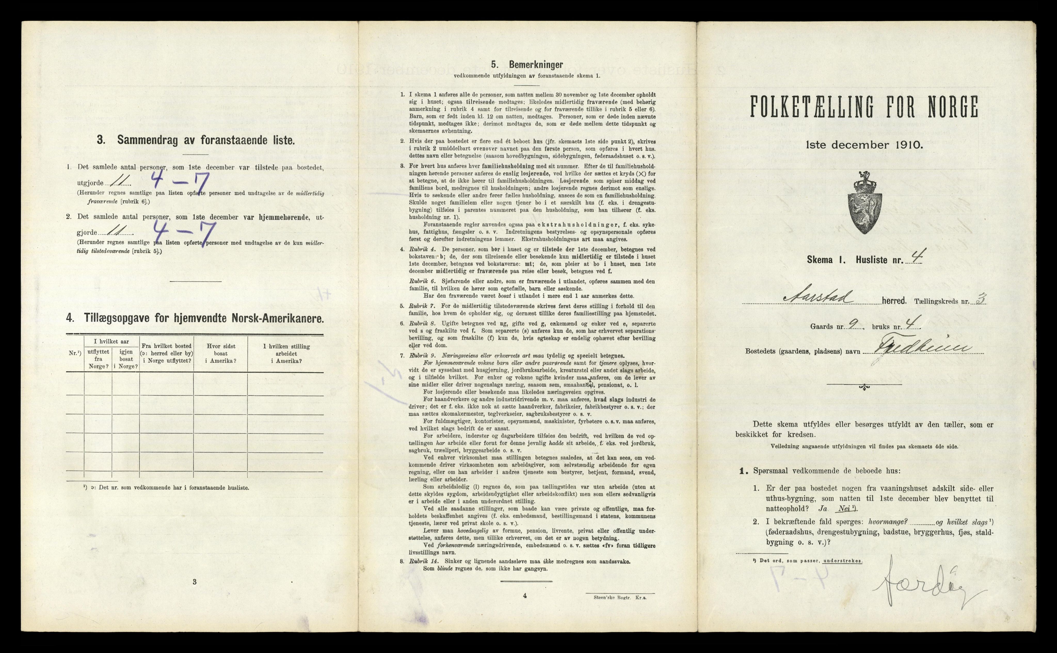 RA, 1910 census for Årstad, 1910, p. 370