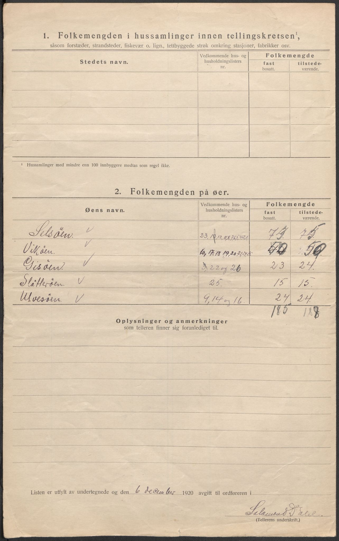 SAB, 1920 census for Fitjar, 1920, p. 22