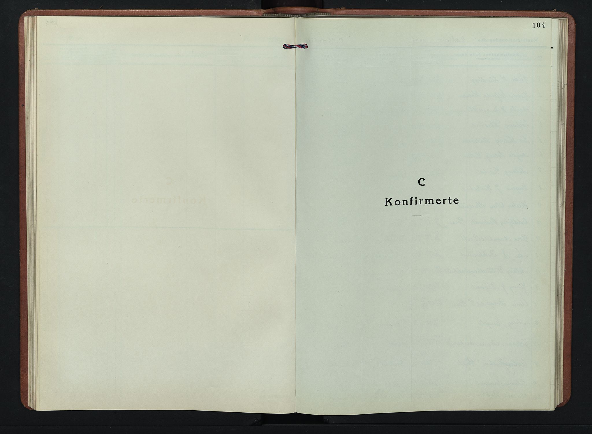 Kolbu prestekontor, SAH/PREST-110/H/Ha/Hab/L0004: Parish register (copy) no. 4, 1942-1953, p. 104