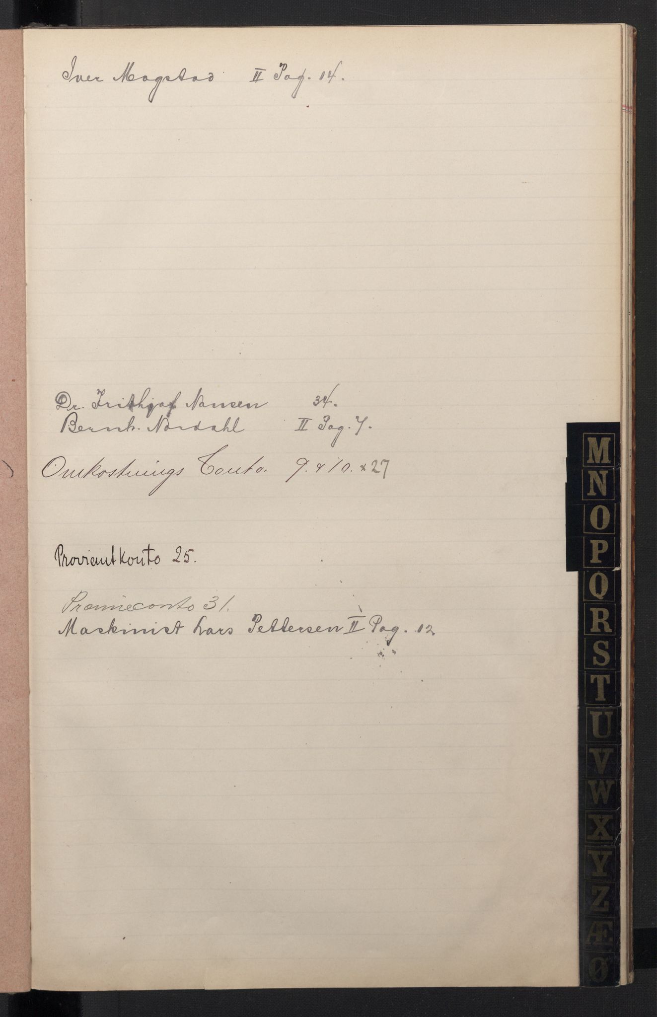 Arbeidskomitéen for Fridtjof Nansens polarekspedisjon, RA/PA-0061/R/L0005/0001: Regnskapsbøker / Hovedbok I, 1891-1897, p. 8