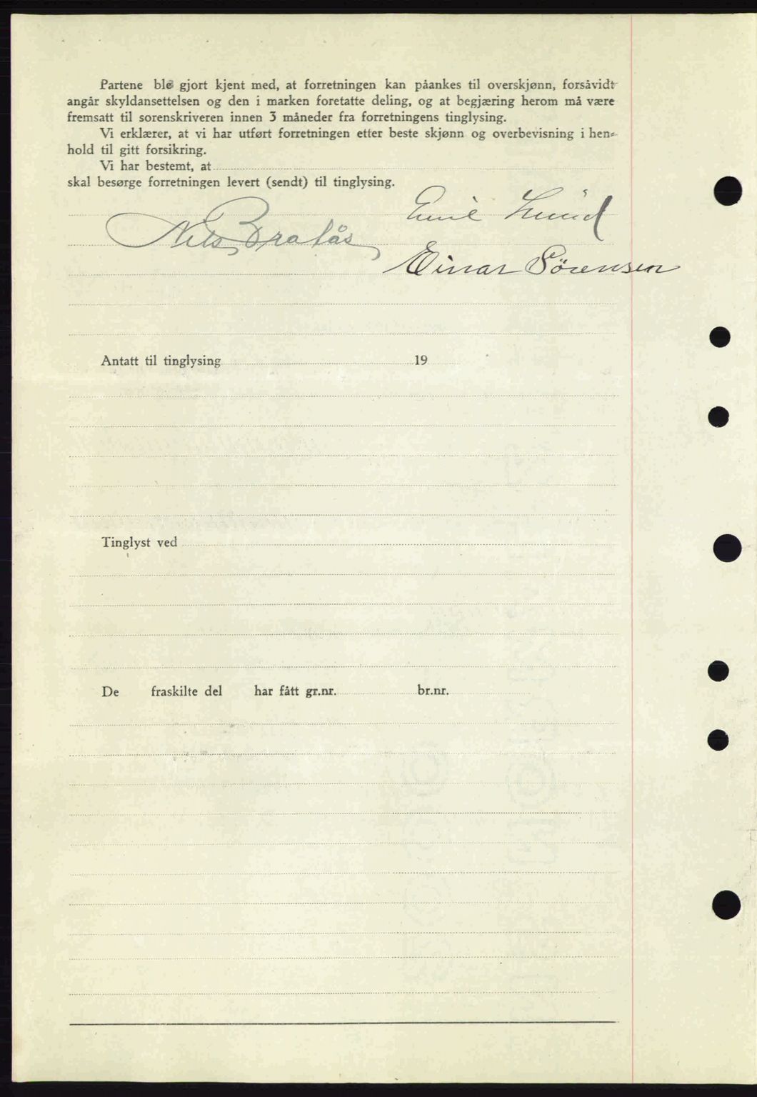 Eiker, Modum og Sigdal sorenskriveri, SAKO/A-123/G/Ga/Gab/L0047: Mortgage book no. A17, 1942-1943, Diary no: : 2366/1942