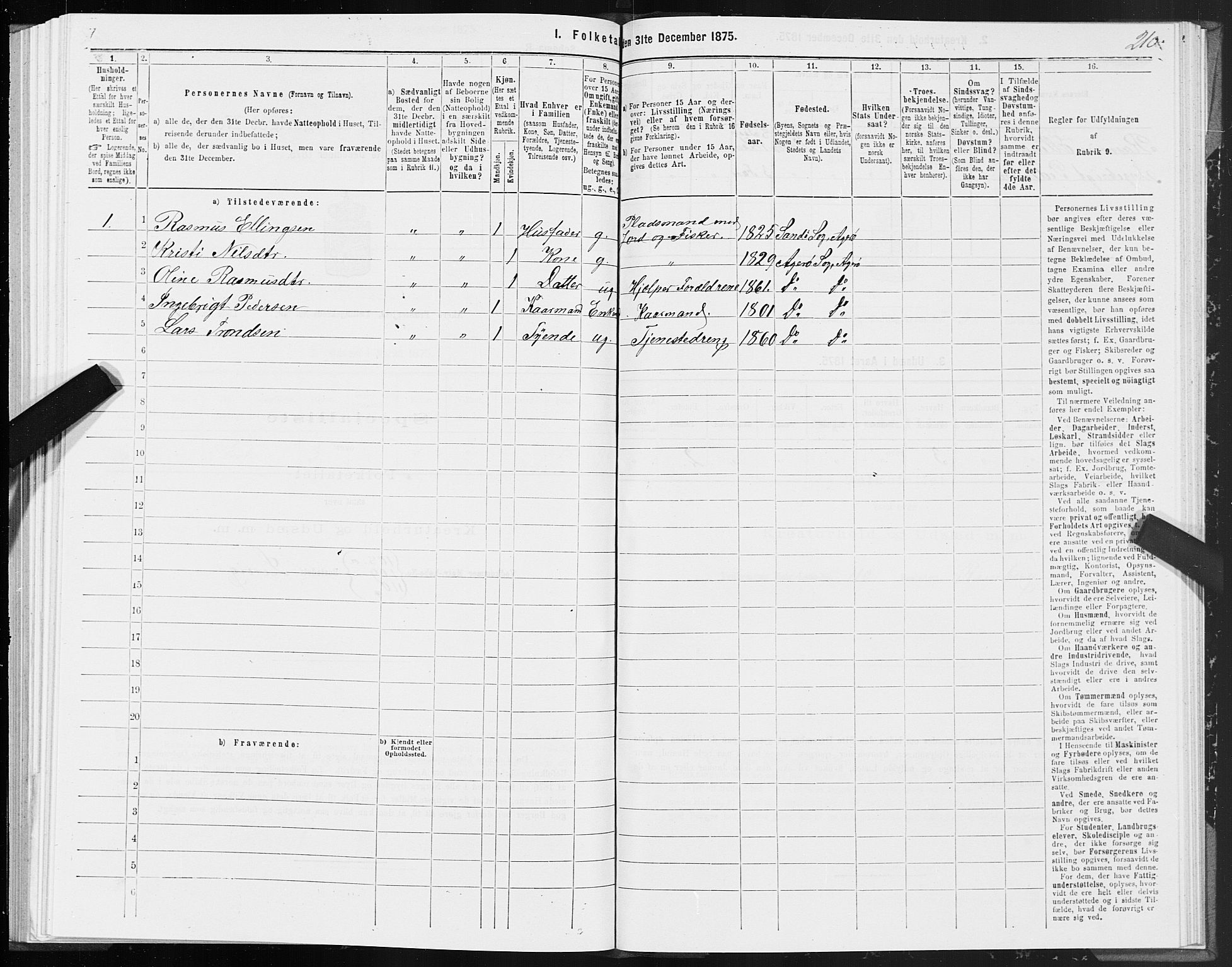 SAT, 1875 census for 1545P Aukra, 1875, p. 1210