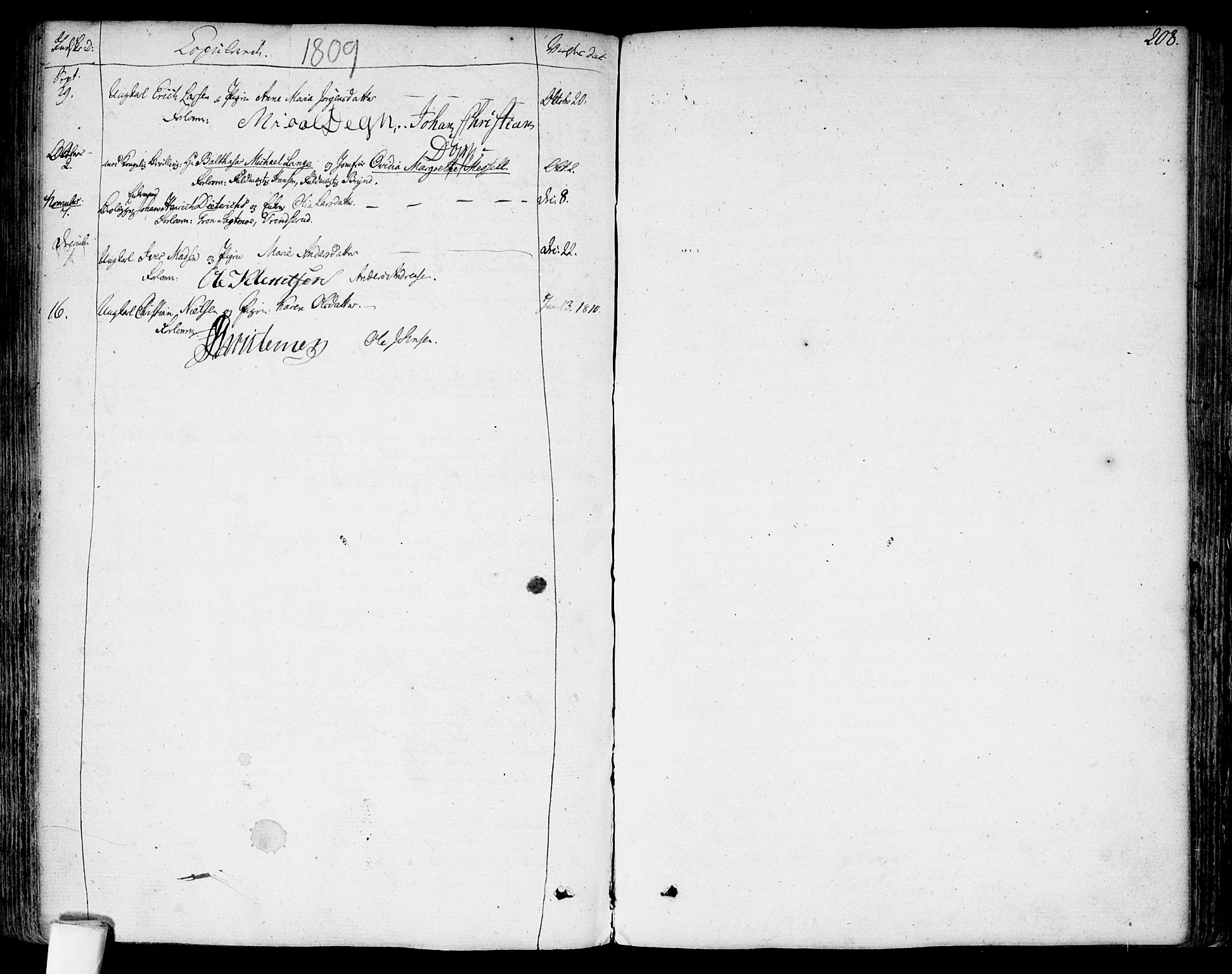 Garnisonsmenigheten Kirkebøker, SAO/A-10846/F/Fa/L0003: Parish register (official) no. 3, 1777-1809, p. 208