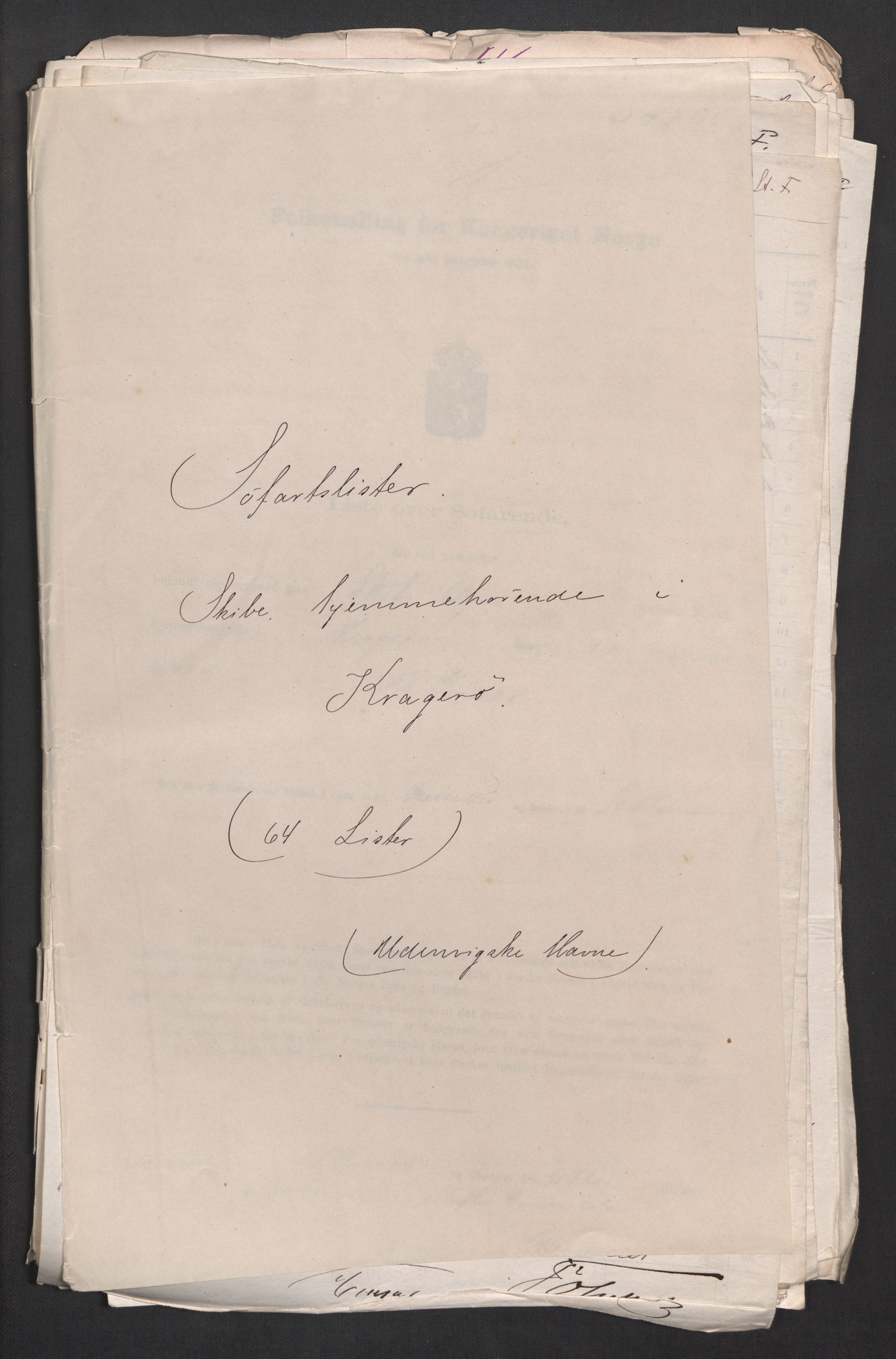 RA, 1875 census, lists of crew on ships: Ships in ports abroad, 1875, p. 620