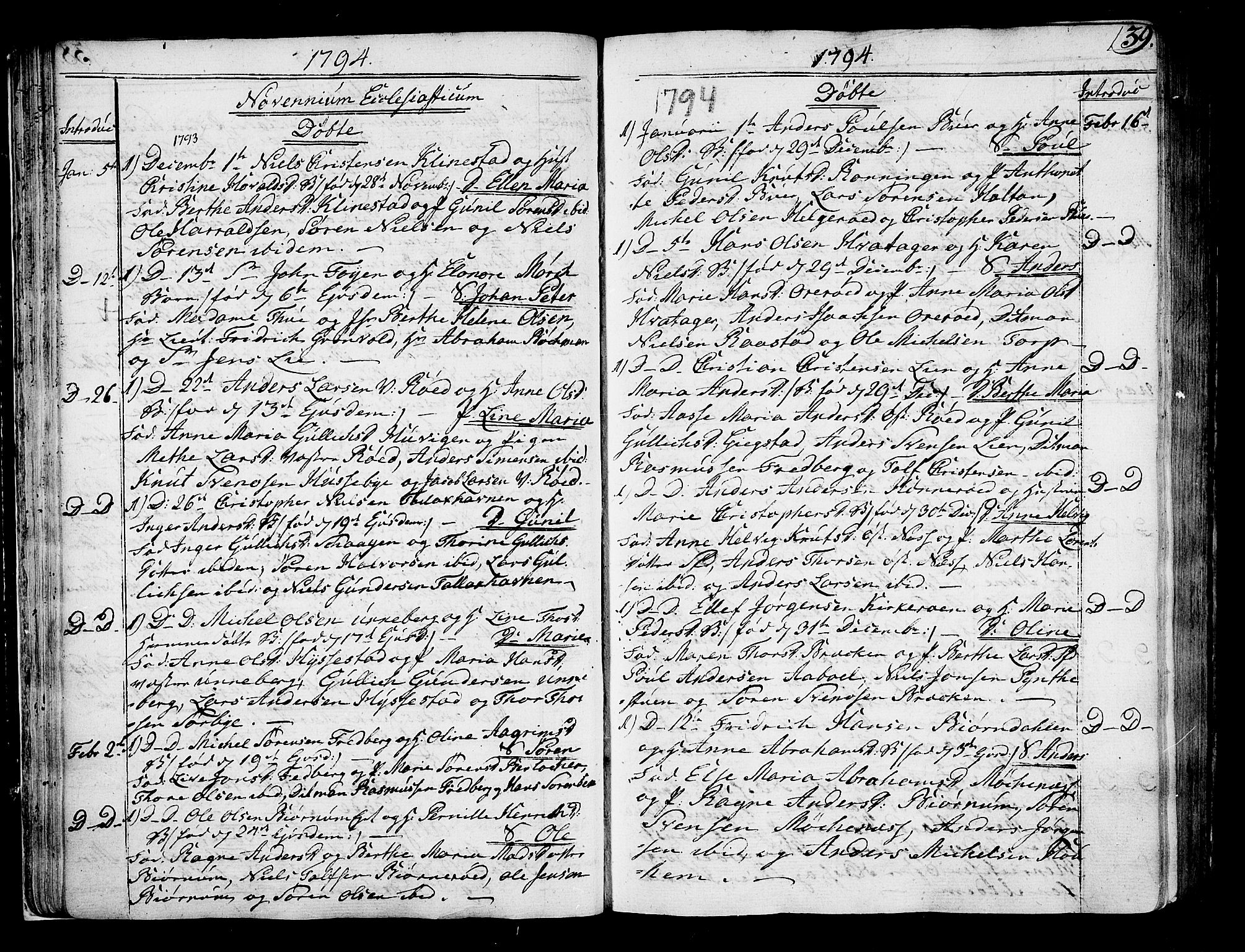 Sandar kirkebøker, SAKO/A-243/F/Fa/L0003: Parish register (official) no. 3, 1789-1814, p. 39