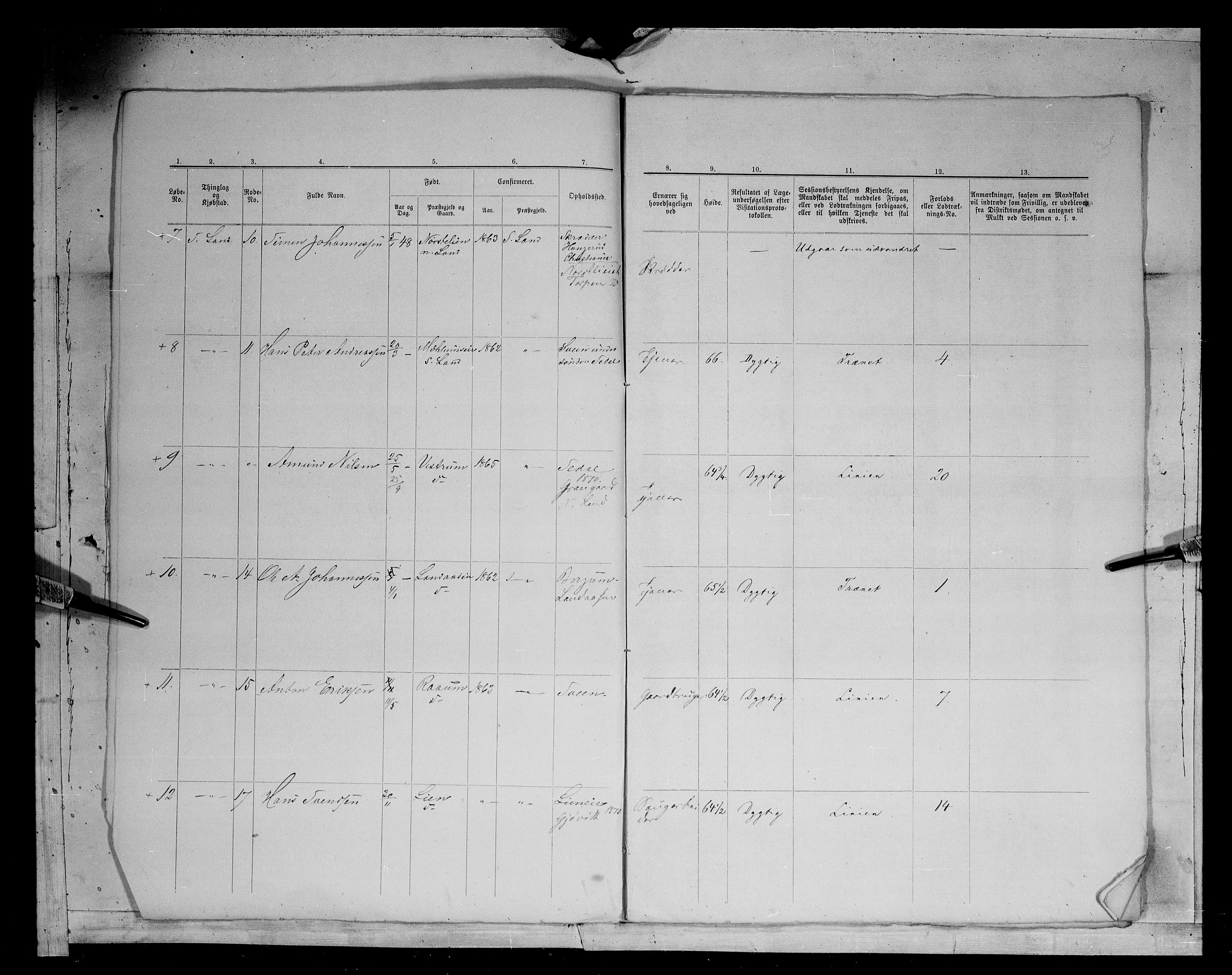 Fylkesmannen i Oppland, AV/SAH-FYO-002/1/K/Kg/L1167: Søndre og Nordre Land, Vestre Toten, 1860-1879, p. 9271