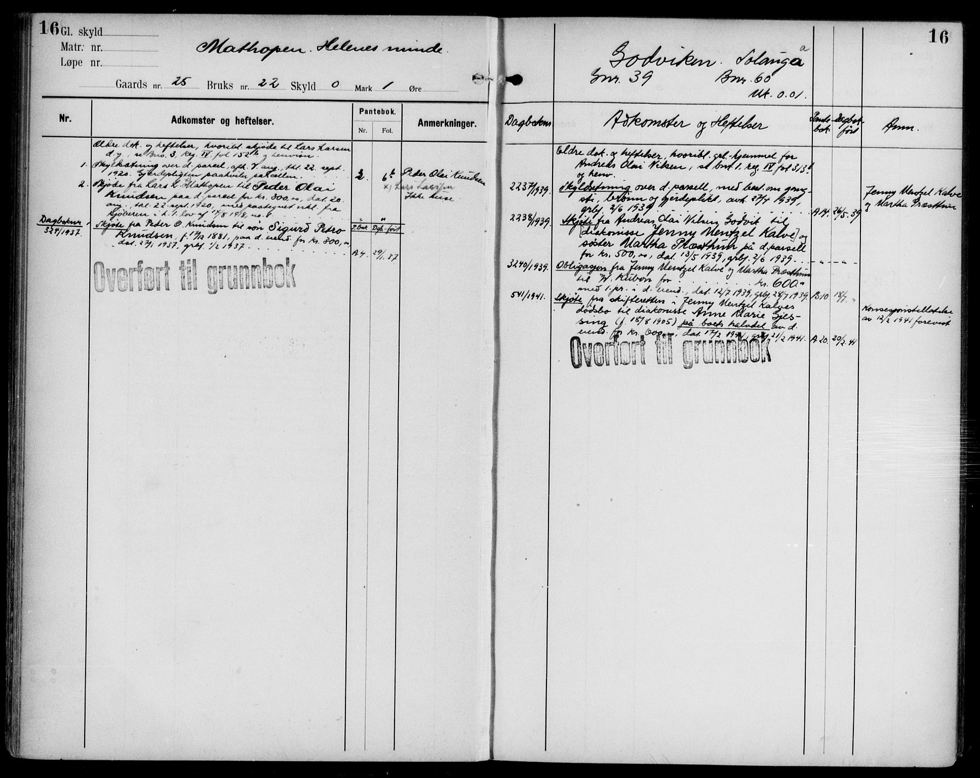 Midhordland sorenskriveri, AV/SAB-A-3001/1/G/Ga/Gab/L0108: Mortgage register no. II.A.b.108, p. 16