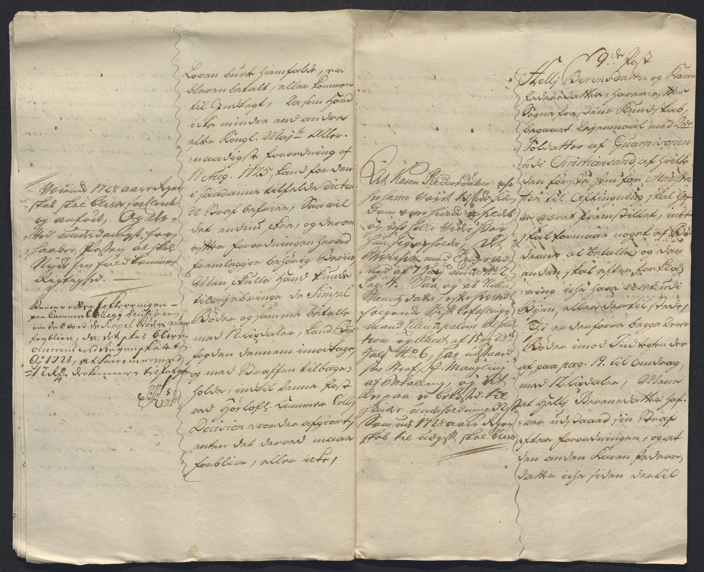 Rentekammeret inntil 1814, Reviderte regnskaper, Byregnskaper, AV/RA-EA-4066/R/Rm/L0286: [M19] Sikt og sakefall, 1719-1727, p. 671