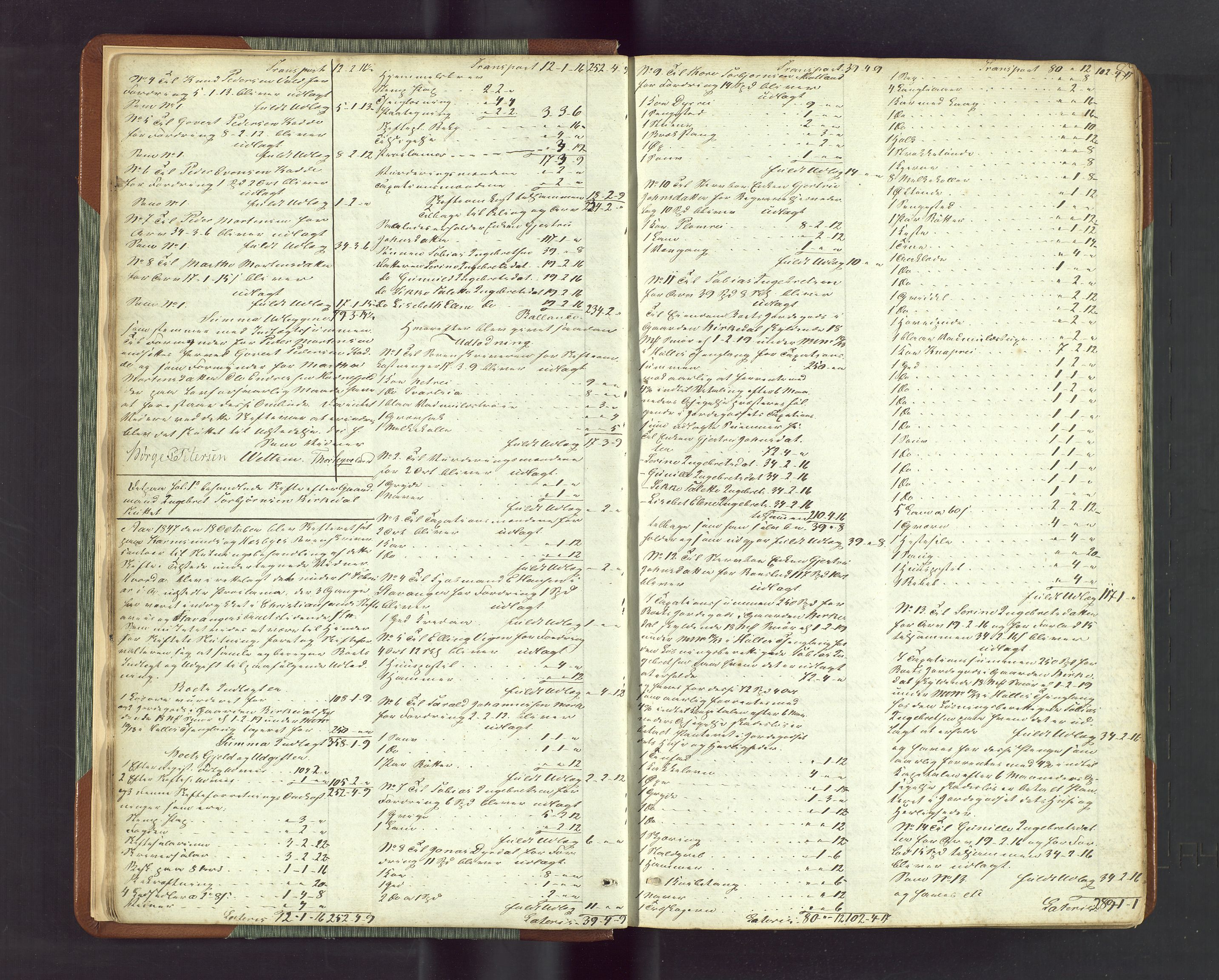 Ryfylke tingrett, AV/SAST-A-100055/001/IV/IVF/L0012a: Skifteforhandlingsprotokoll D1 Høle og Rennesøy, 1847-1880, p. 8