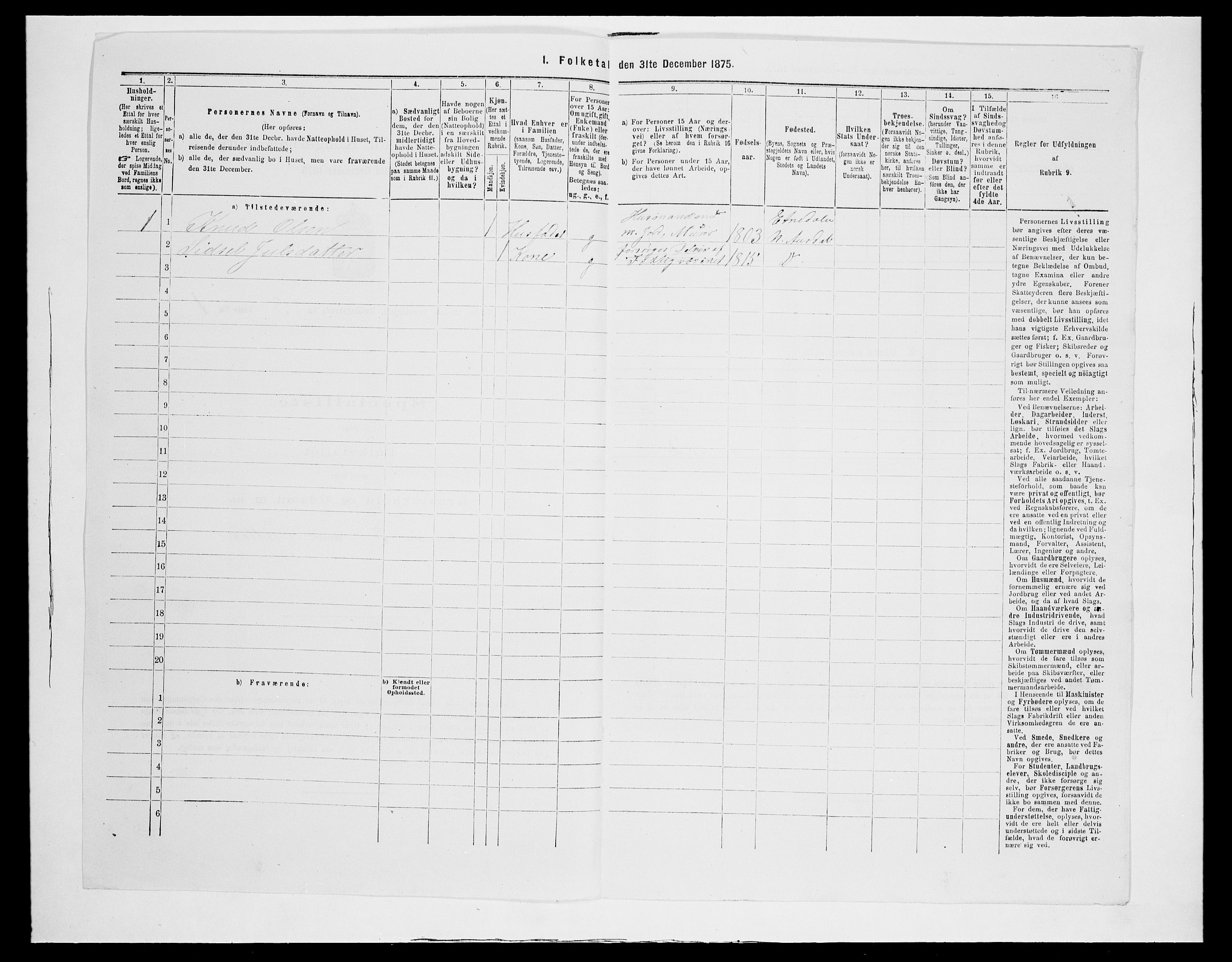 SAH, 1875 census for 0542P Nord-Aurdal, 1875, p. 456