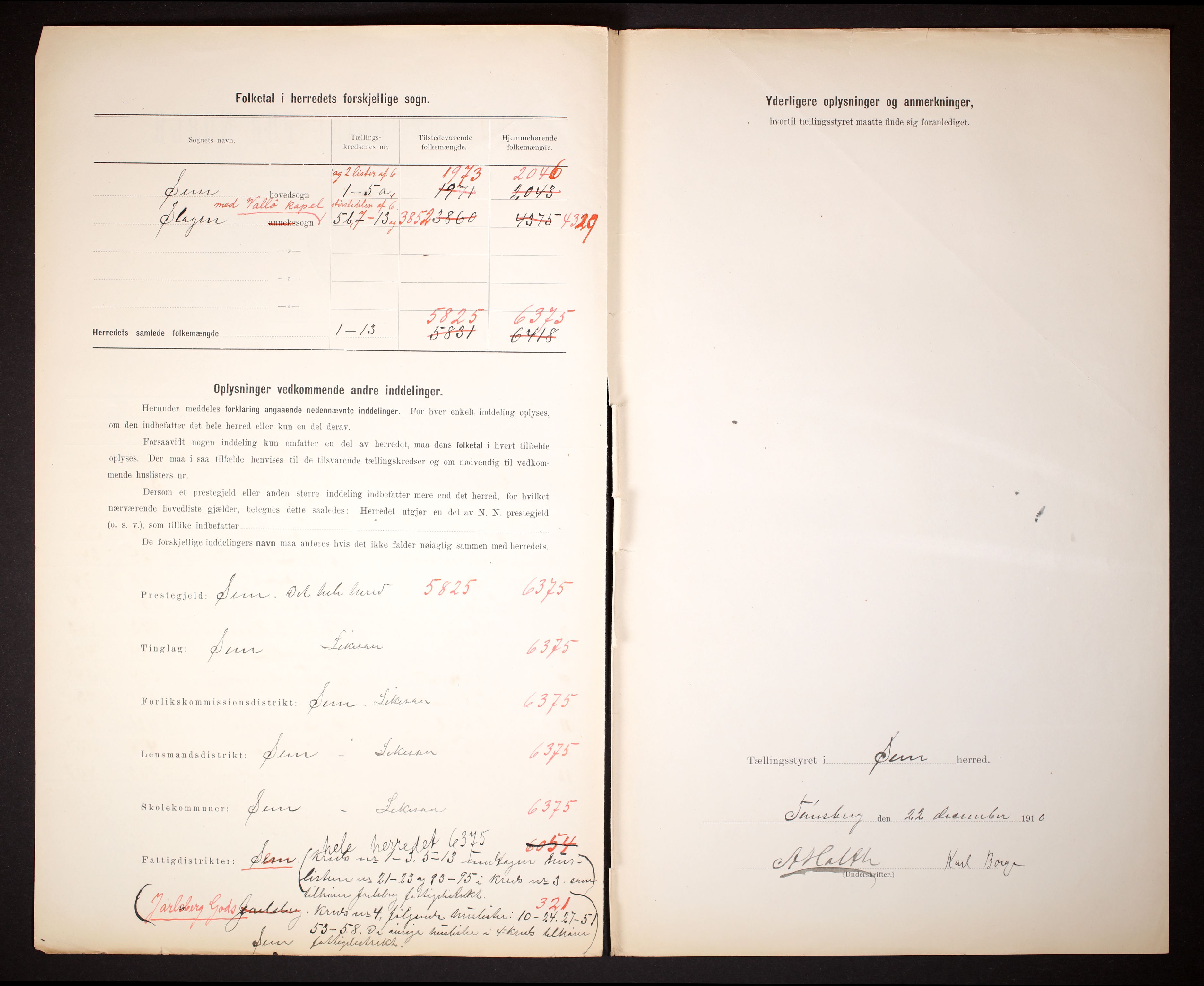 RA, 1910 census for Sem, 1910, p. 3