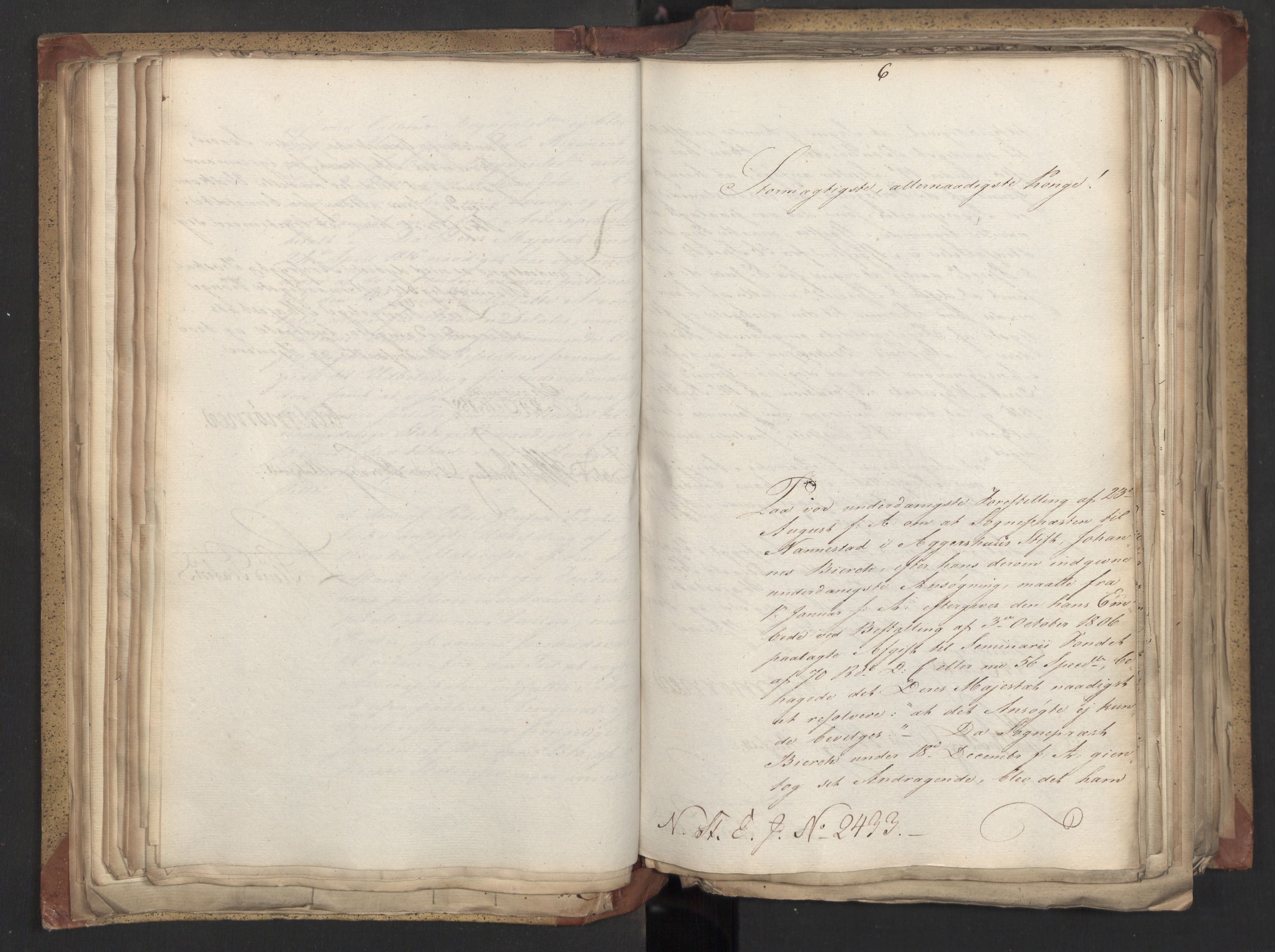 Statsrådsavdelingen i Stockholm, AV/RA-S-1003/D/Da/L0011: Regjeringsinnstillinger nr. 2393-2586, 1817, p. 98