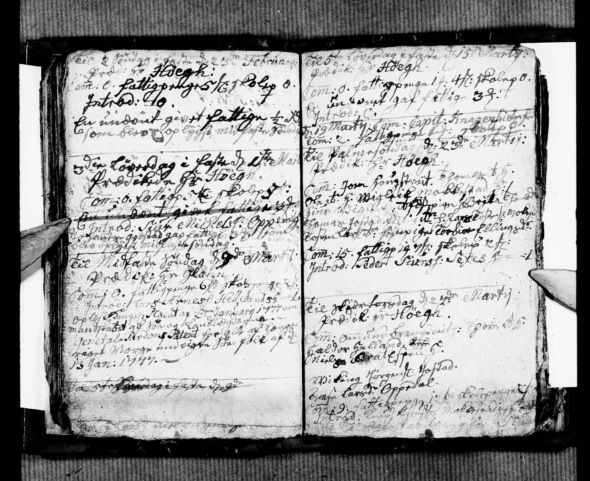 Ullensvang sokneprestembete, SAB/A-78701/H/Hab: Parish register (copy) no. B 4, 1775-1778, p. 70-71
