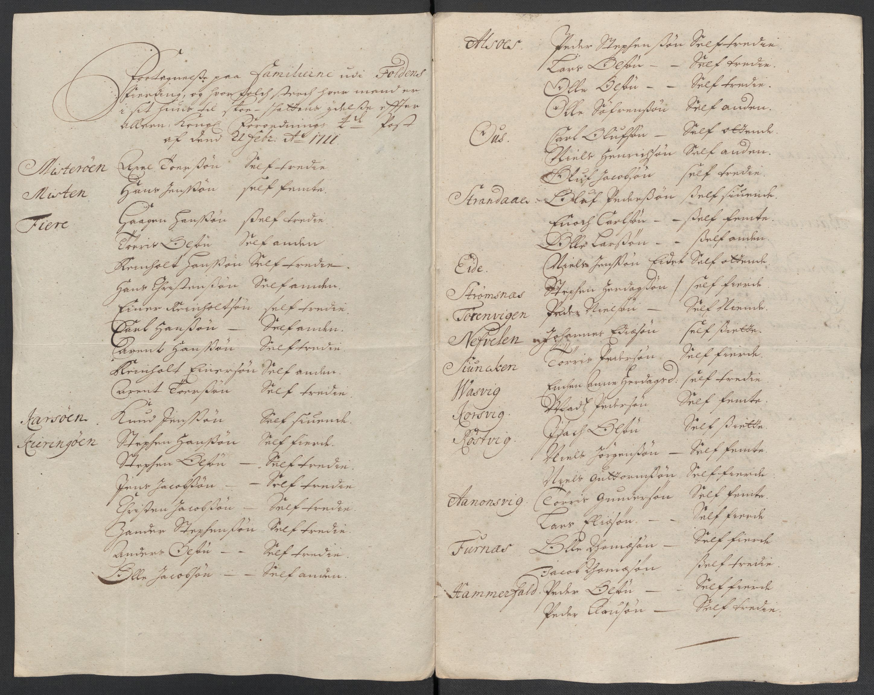 Rentekammeret inntil 1814, Reviderte regnskaper, Fogderegnskap, AV/RA-EA-4092/R66/L4582: Fogderegnskap Salten, 1711-1712, p. 247