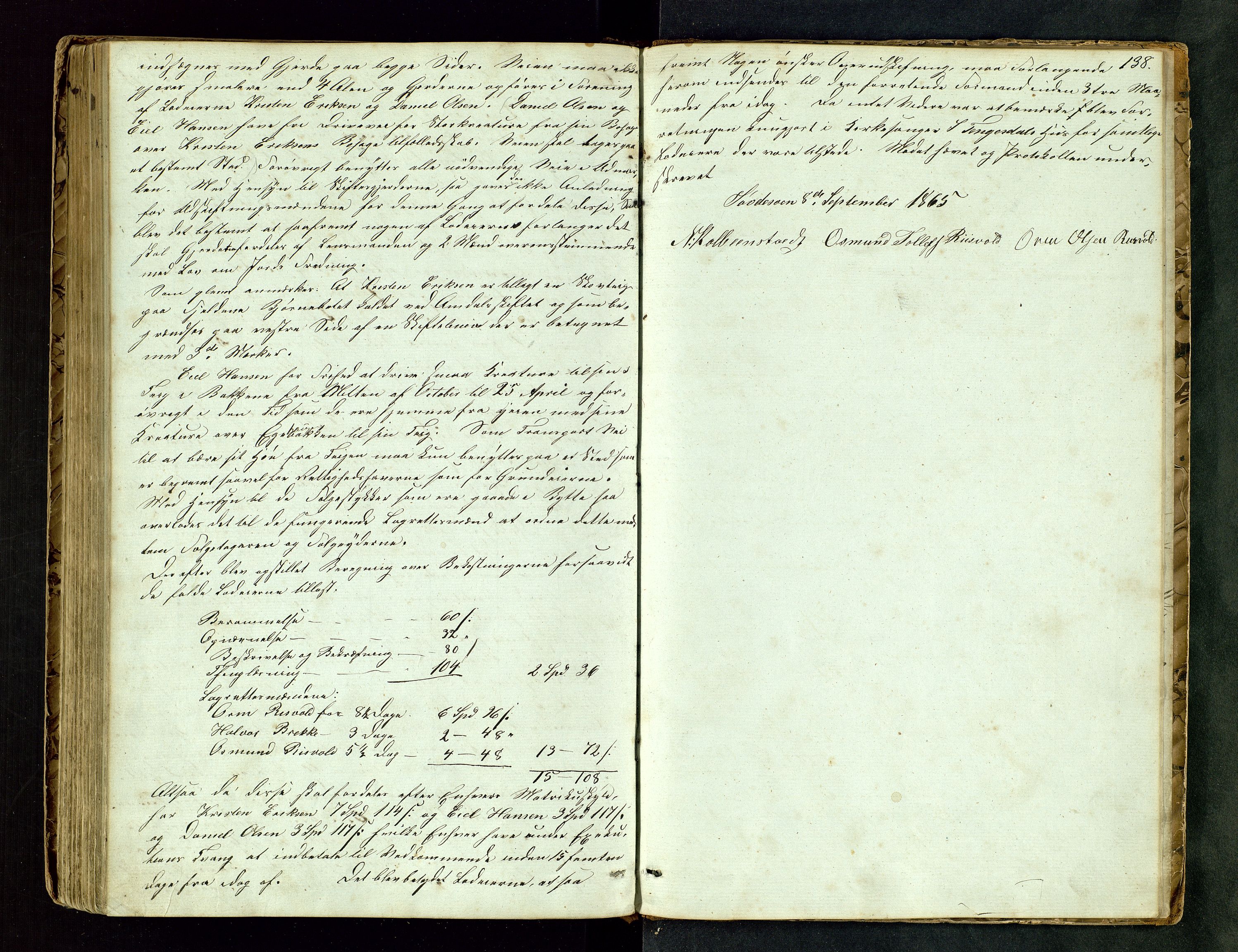 Rogaland jordskifterett, AV/SAST-A-102426/Oa/L0001: Forhandlingsprotokoll, 1860-1865, p. 138