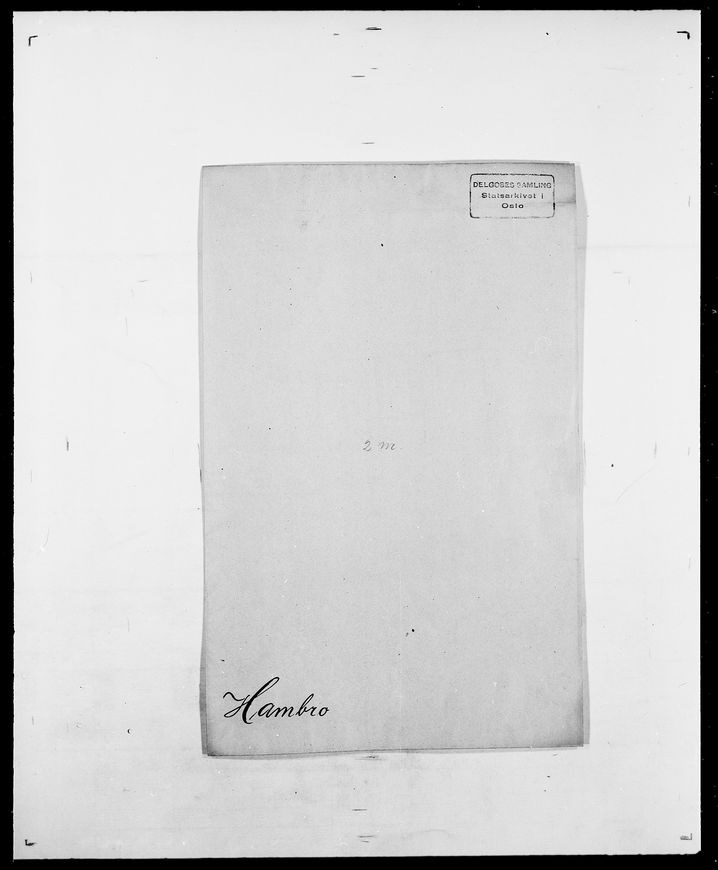 Delgobe, Charles Antoine - samling, SAO/PAO-0038/D/Da/L0016: Hamborg - Hektoen, p. 9