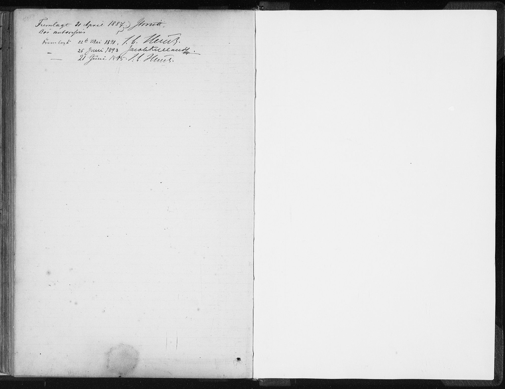 Skudenes sokneprestkontor, AV/SAST-A -101849/H/Ha/Hab/L0007: Parish register (copy) no. B 7, 1885-1899