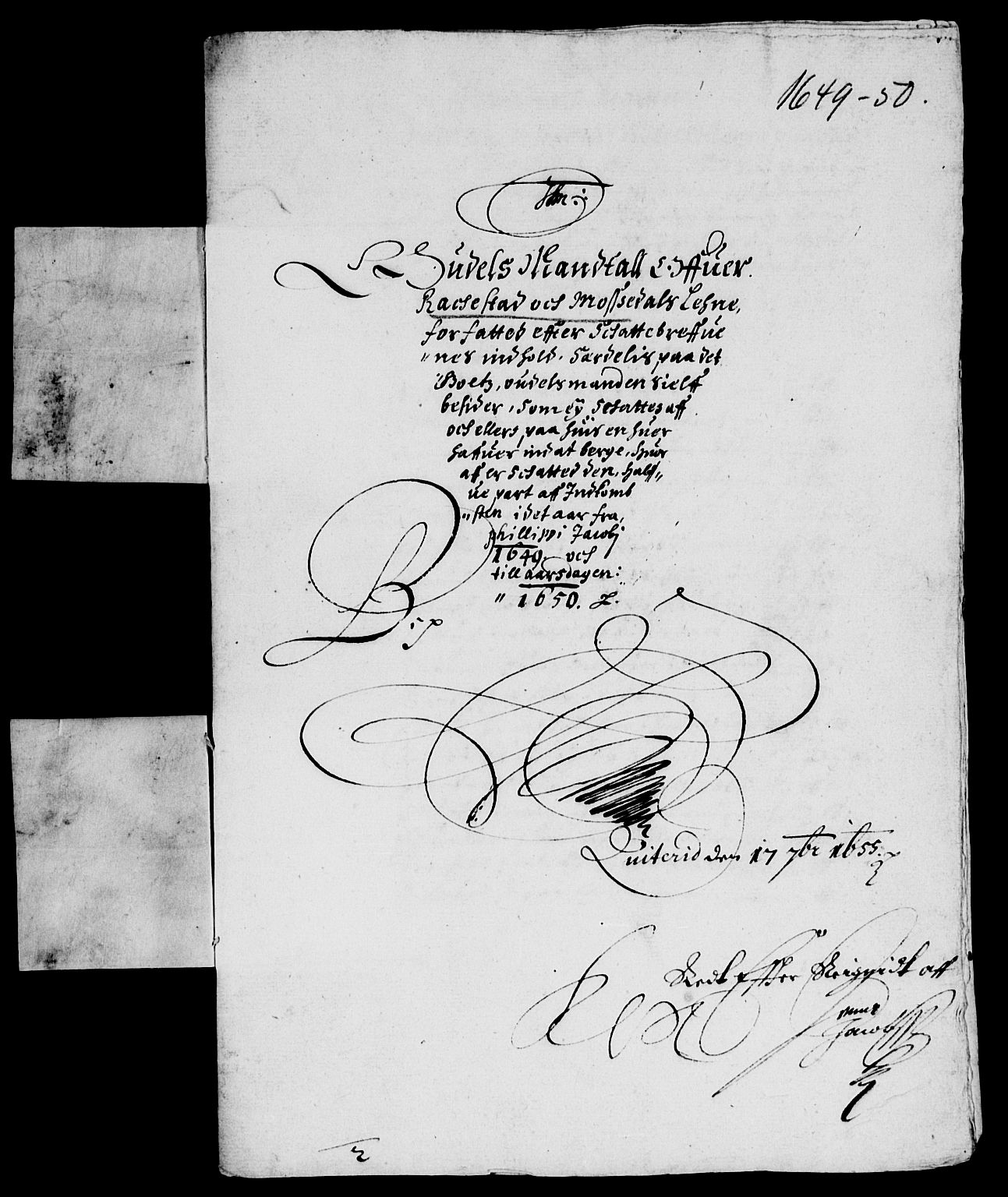 Rentekammeret inntil 1814, Reviderte regnskaper, Lensregnskaper, AV/RA-EA-5023/R/Rb/Rbd/L0005: Maria kirke prosti gods og Rakkestad len, 1641-1651