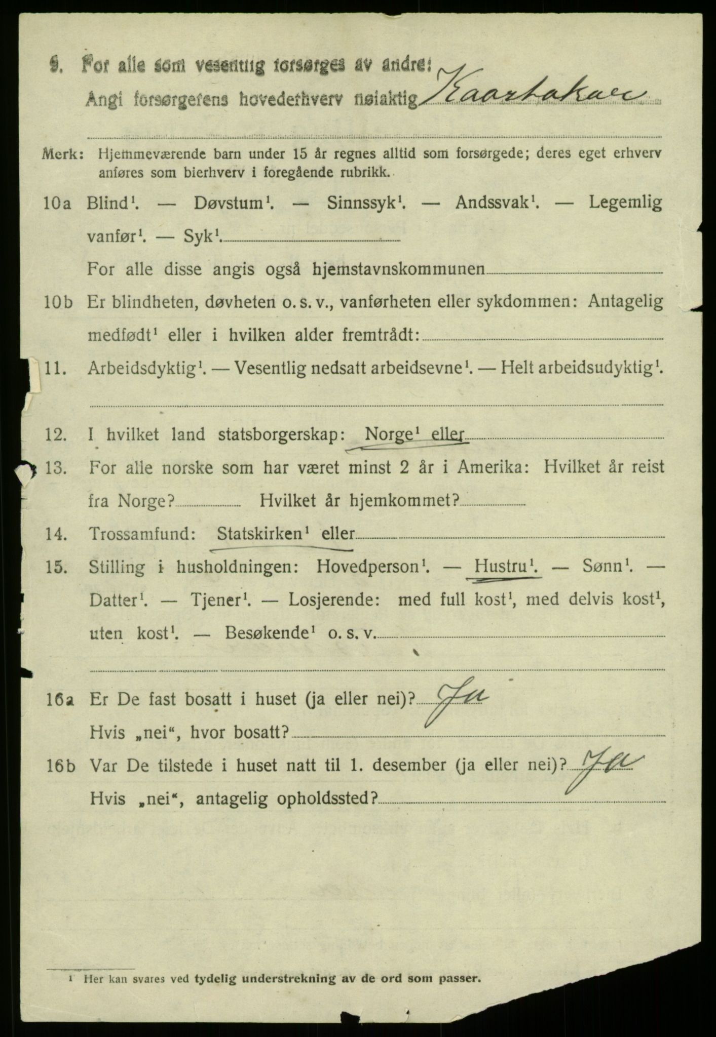 SAB, 1920 census for Lindås, 1920, p. 4784