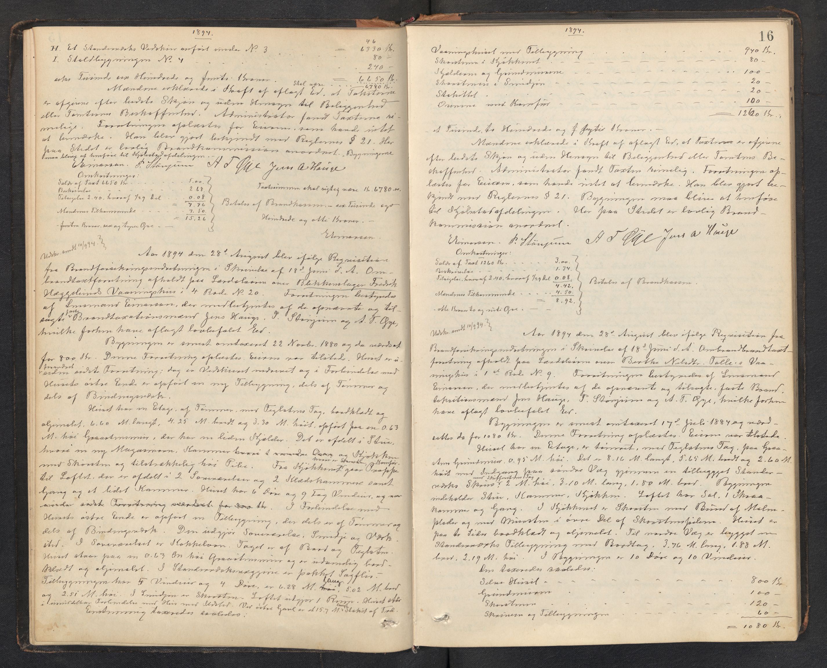 Lensmannen i Lærdal, AV/SAB-A-29401/0012/L0002: Branntakstprotokoll, 1890-1910, p. 15b-16a