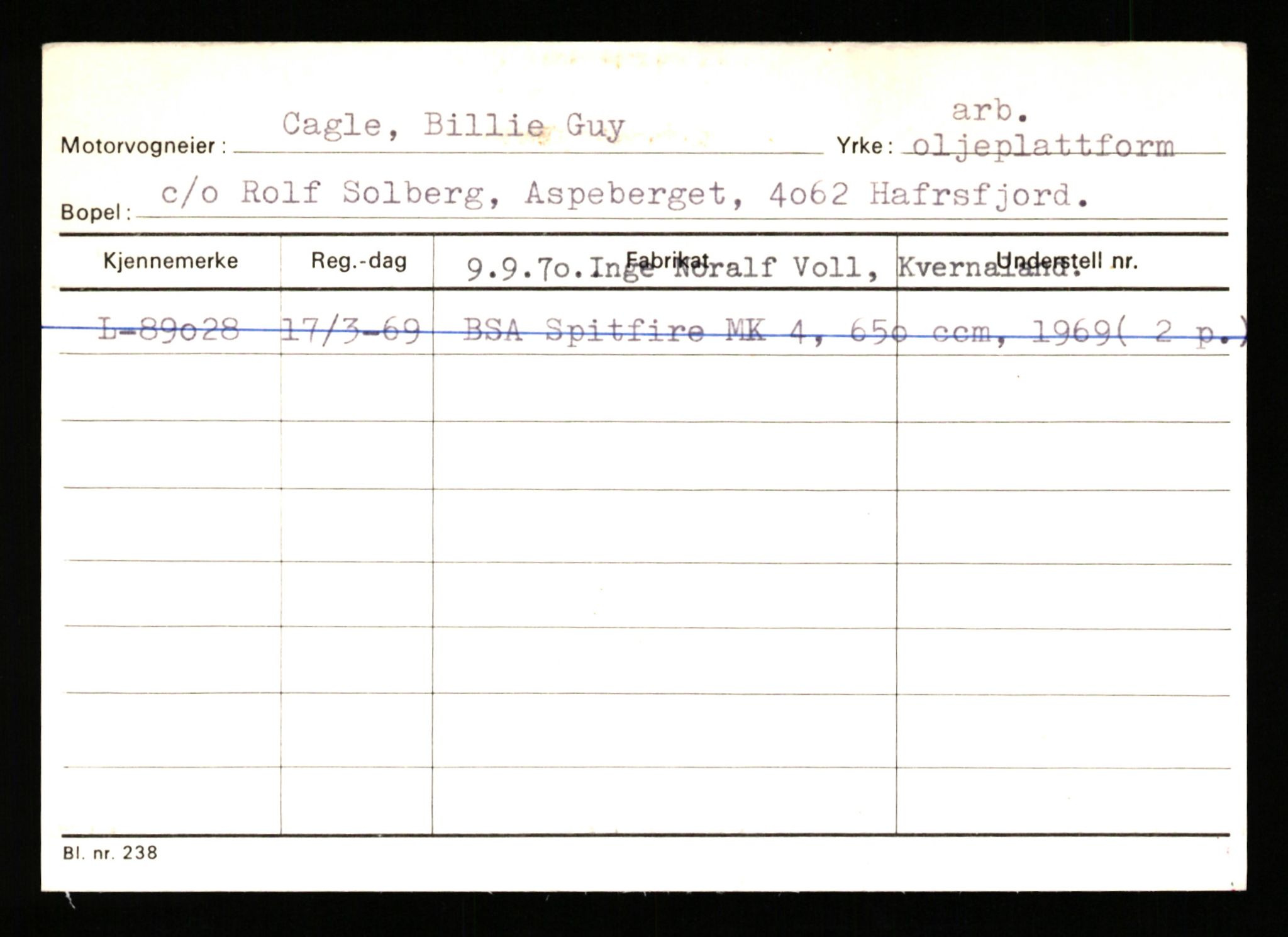 Stavanger trafikkstasjon, AV/SAST-A-101942/0/H/L0005: Bue - Dahlstrøm, 1930-1971, p. 2101