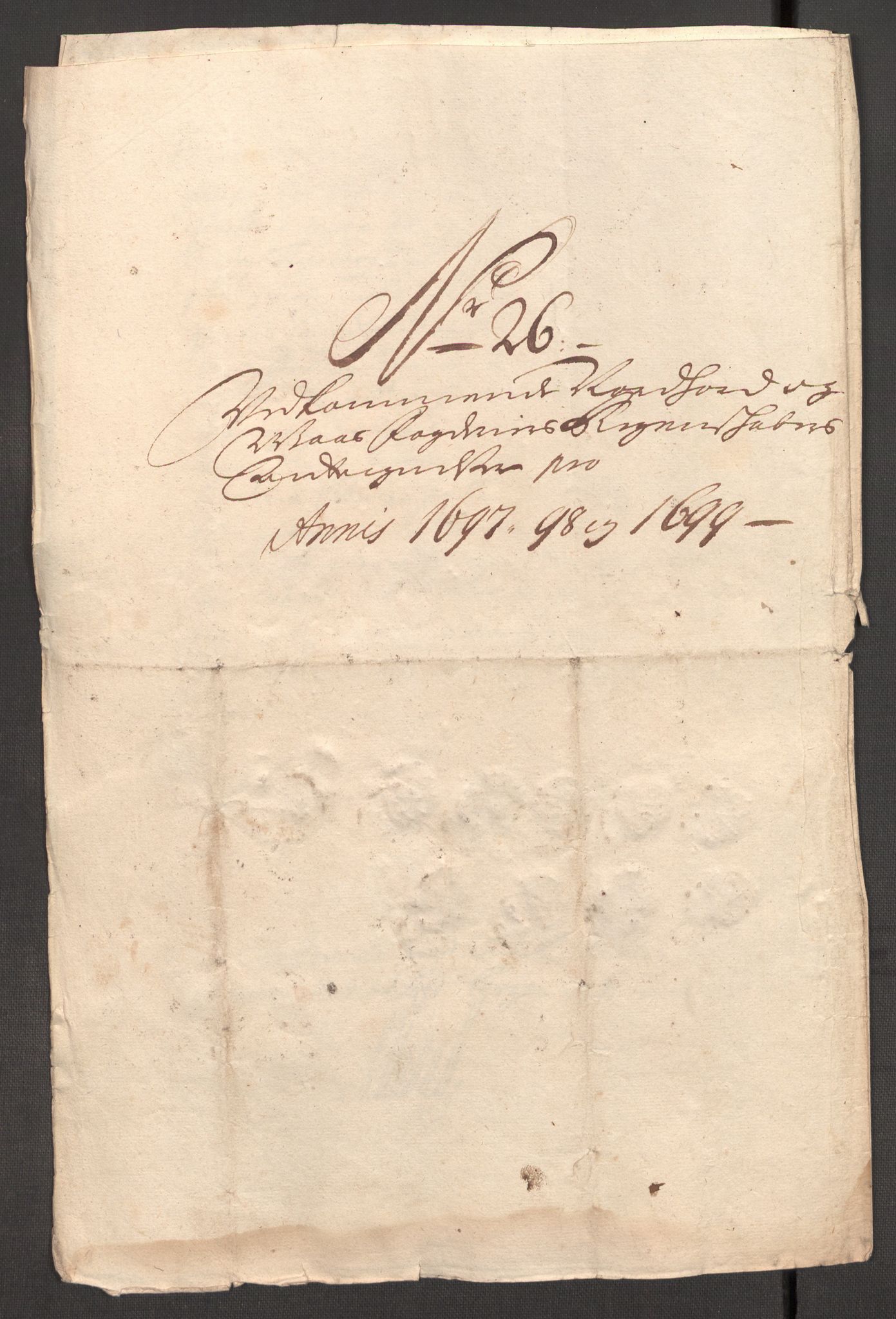 Rentekammeret inntil 1814, Reviderte regnskaper, Fogderegnskap, RA/EA-4092/R51/L3184: Fogderegnskap Nordhordland og Voss, 1698-1699, p. 549