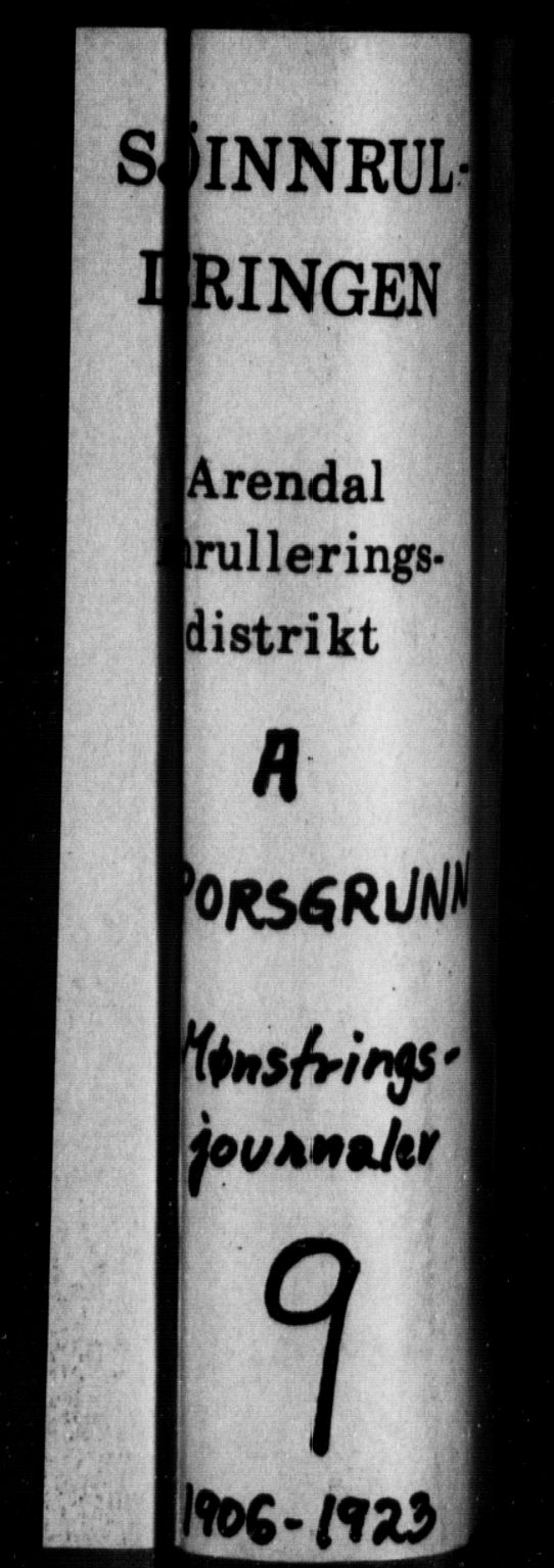 Porsgrunn innrulleringskontor, AV/SAKO-A-829/H/Ha/L0010: Mønstringsjournal, 1914-1921, p. 1