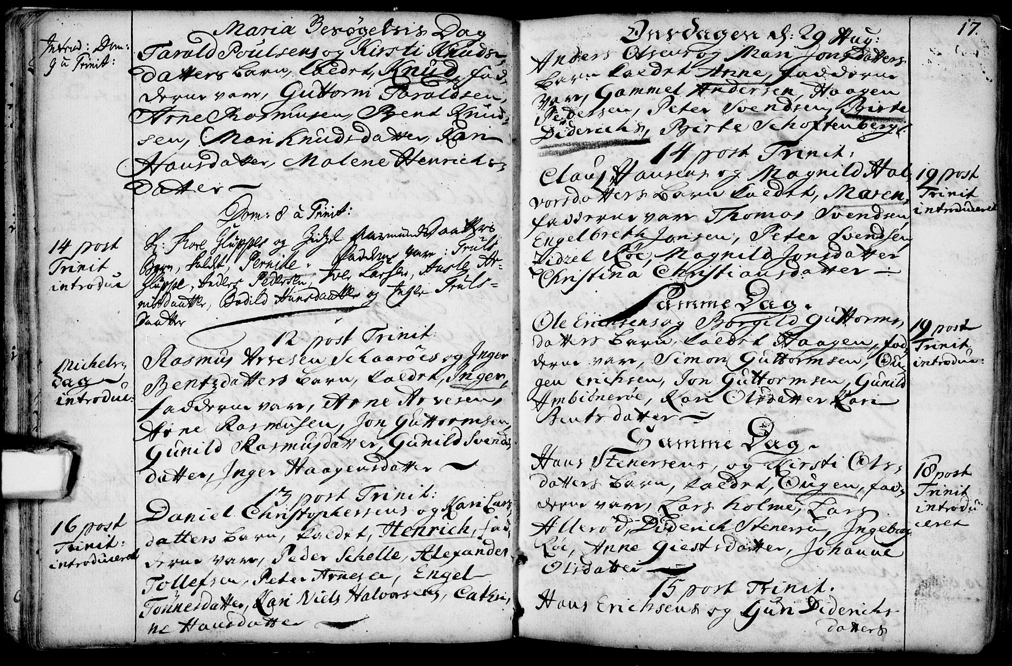 Glemmen prestekontor Kirkebøker, AV/SAO-A-10908/F/Fa/L0001: Parish register (official) no. 1, 1733-1759, p. 17