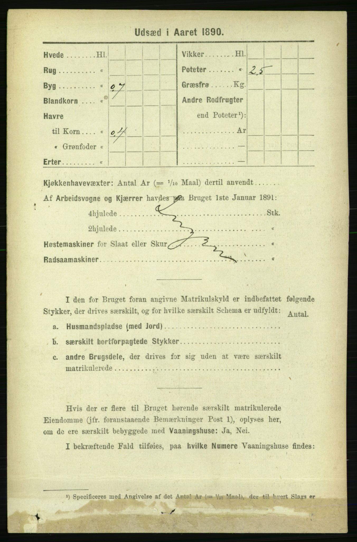 RA, 1891 census for 1727 Beitstad, 1891, p. 6774