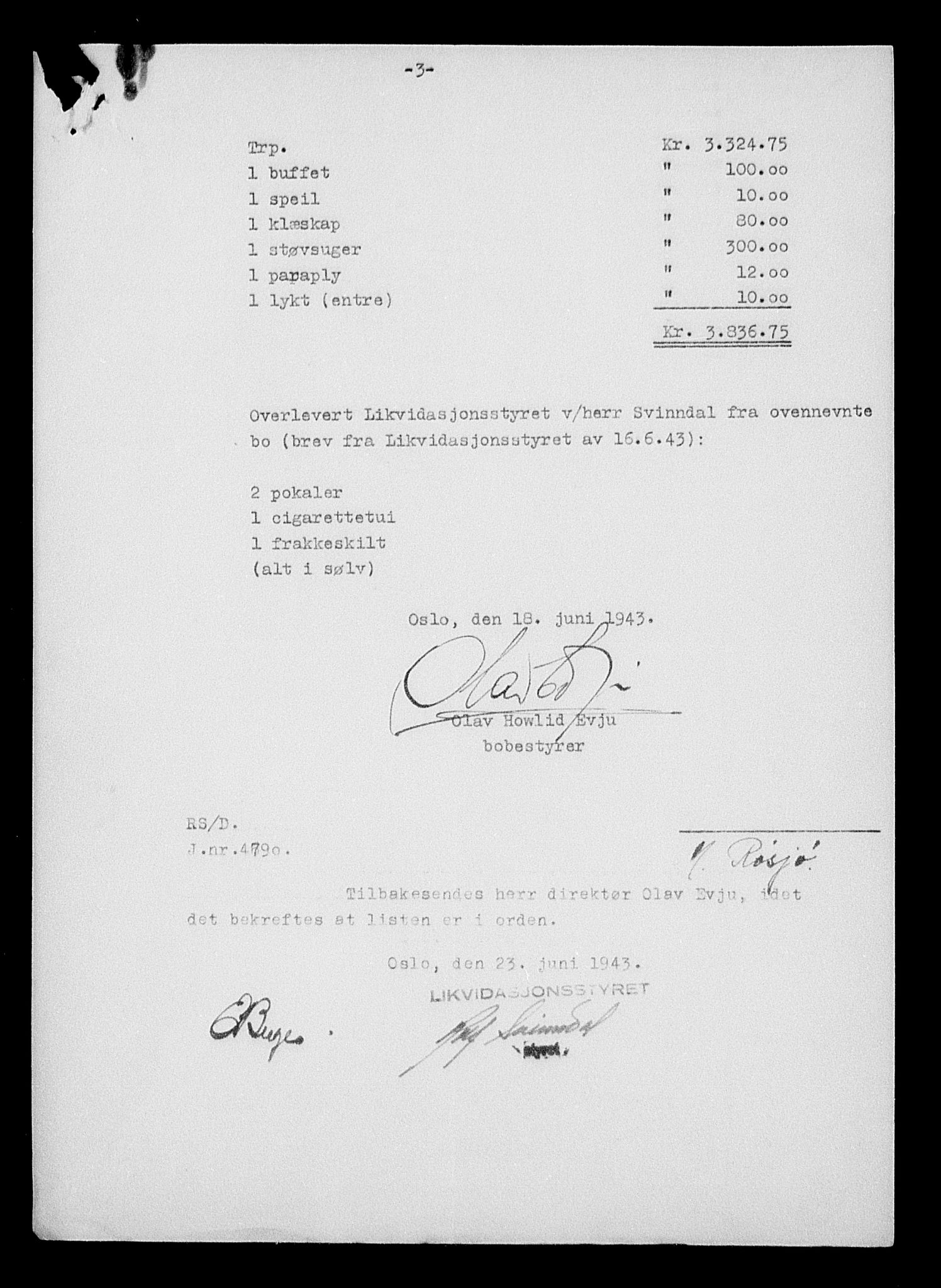 Justisdepartementet, Tilbakeføringskontoret for inndratte formuer, AV/RA-S-1564/H/Hc/Hcc/L0951: --, 1945-1947, p. 442