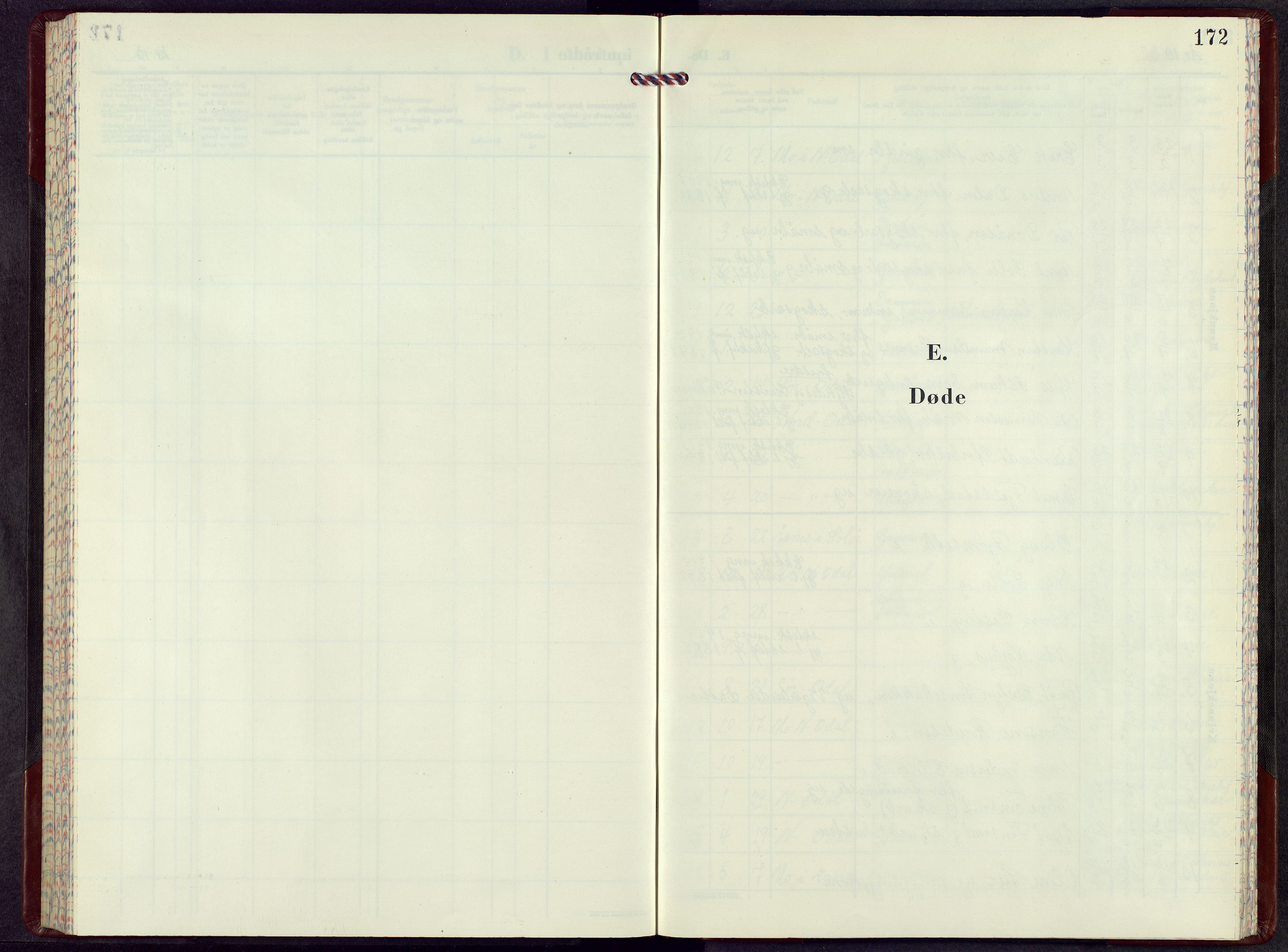 Nord-Odal prestekontor, SAH/PREST-032/H/Ha/Hab/L0011: Parish register (copy) no. 11, 1962-1970, p. 172