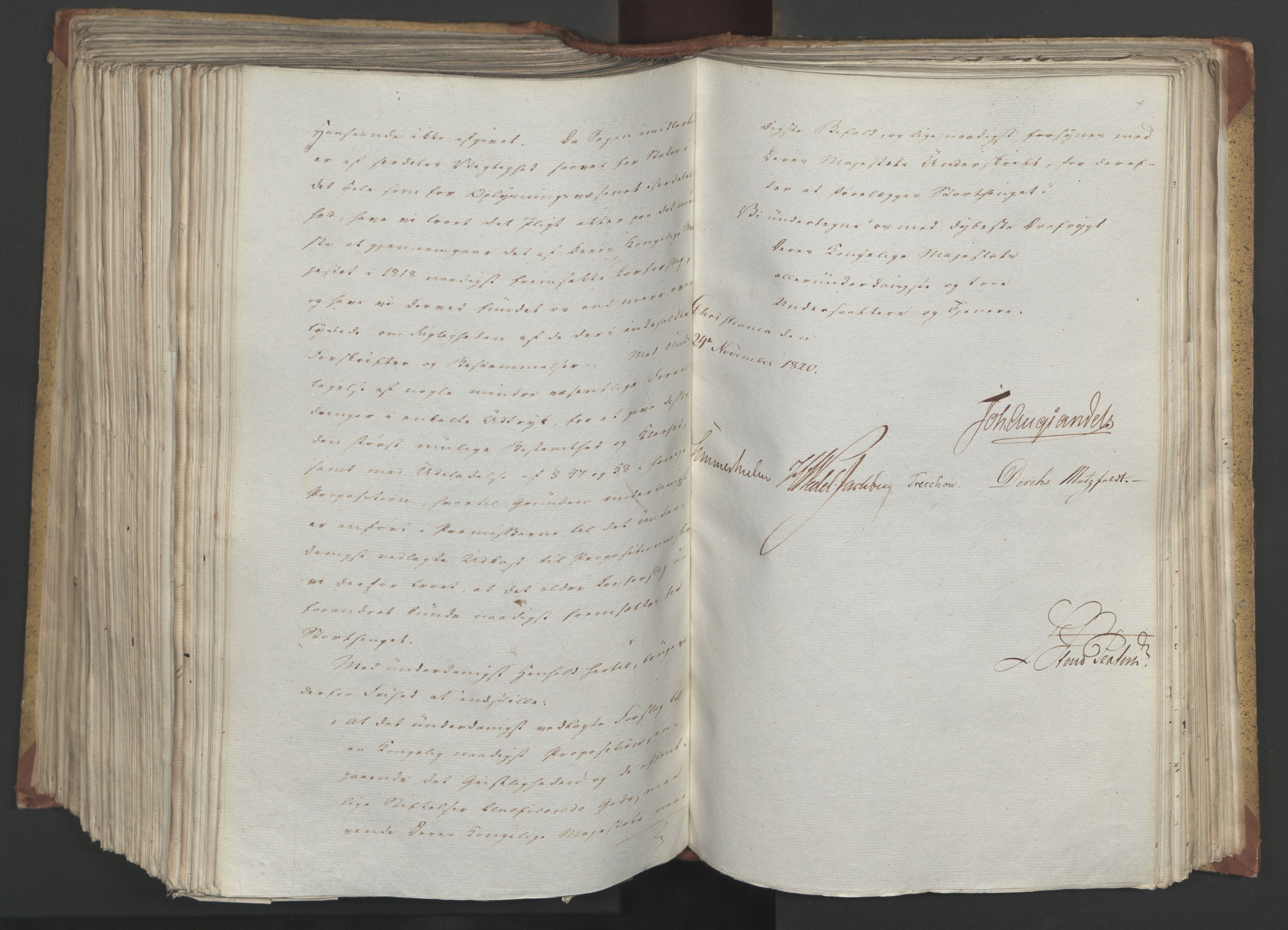 Statsrådsavdelingen i Stockholm, AV/RA-S-1003/D/Da/L0024: Regjeringsinnstillinger nr. 4663-4873, 1820, p. 456
