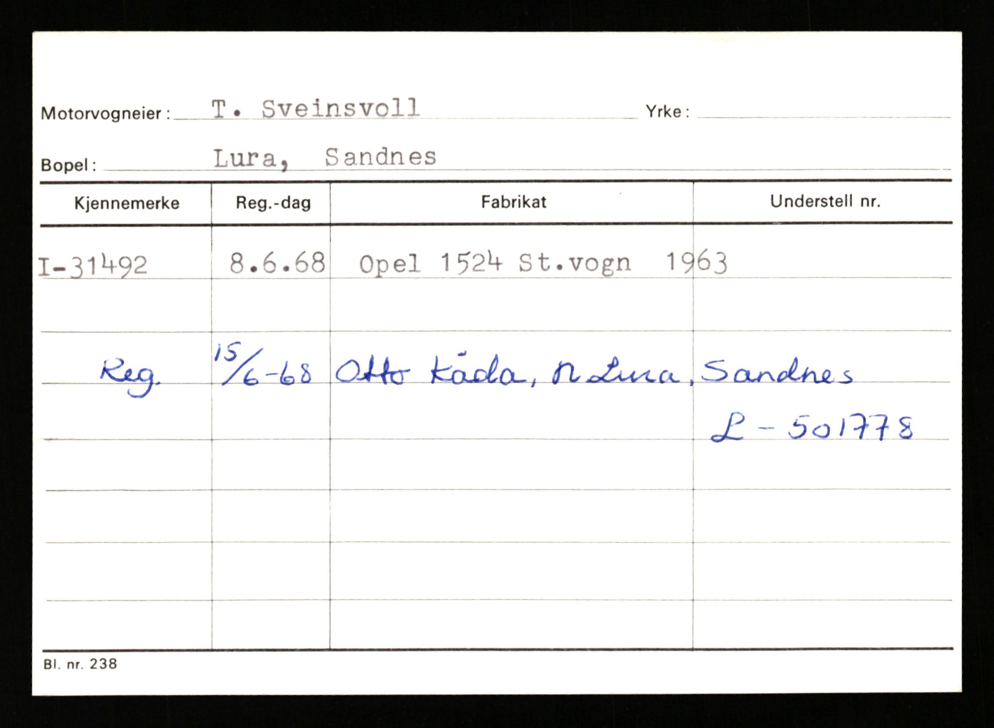 Stavanger trafikkstasjon, AV/SAST-A-101942/0/G/L0005: Registreringsnummer: 23000 - 34245, 1930-1971, p. 2608